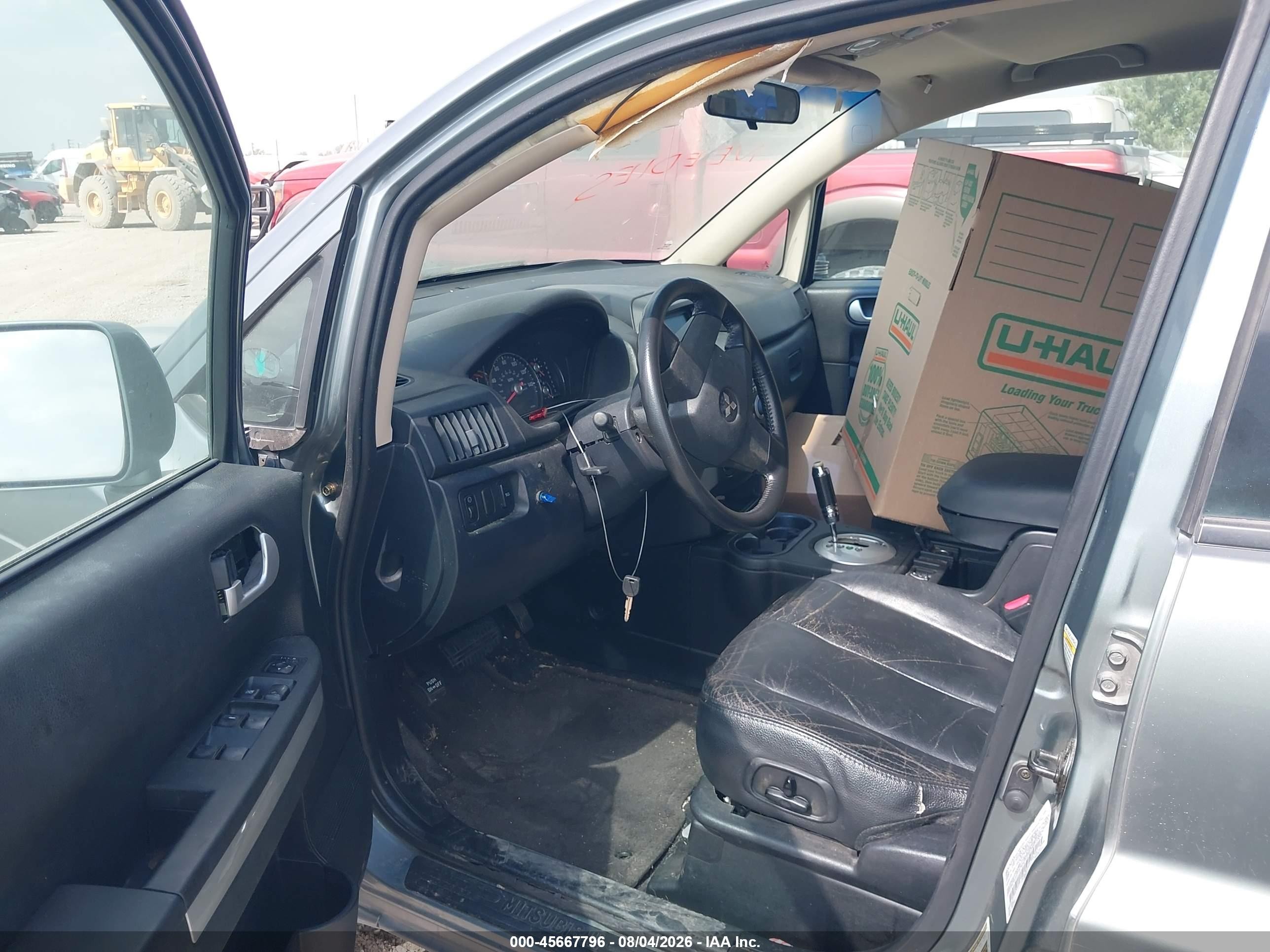 2007 Mitsubishi Endeavor Se Серый vin: 4A4MM31S87E034166