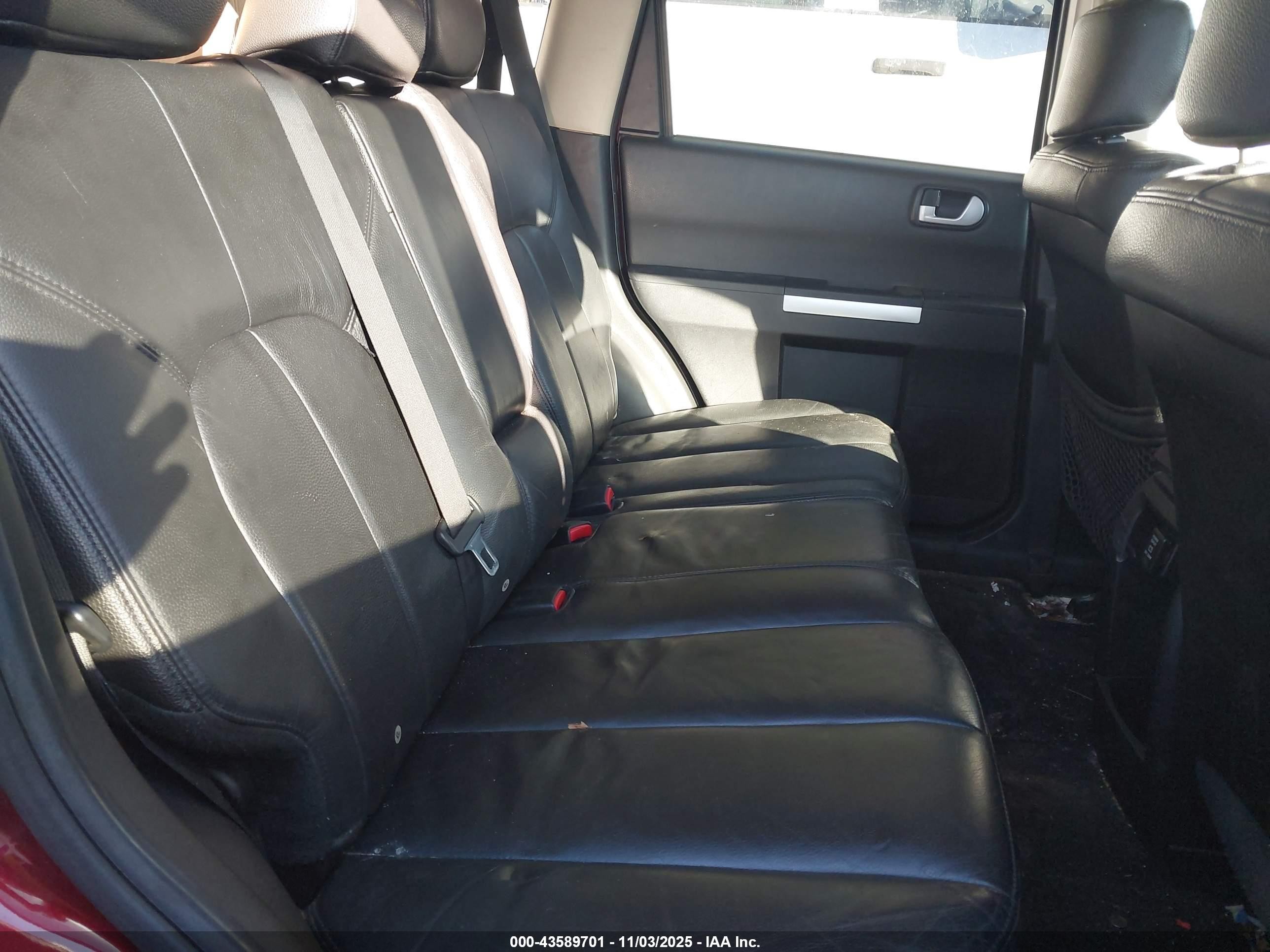2007 Mitsubishi Endeavor Se Красный vin: 4A4MM31S97E077947