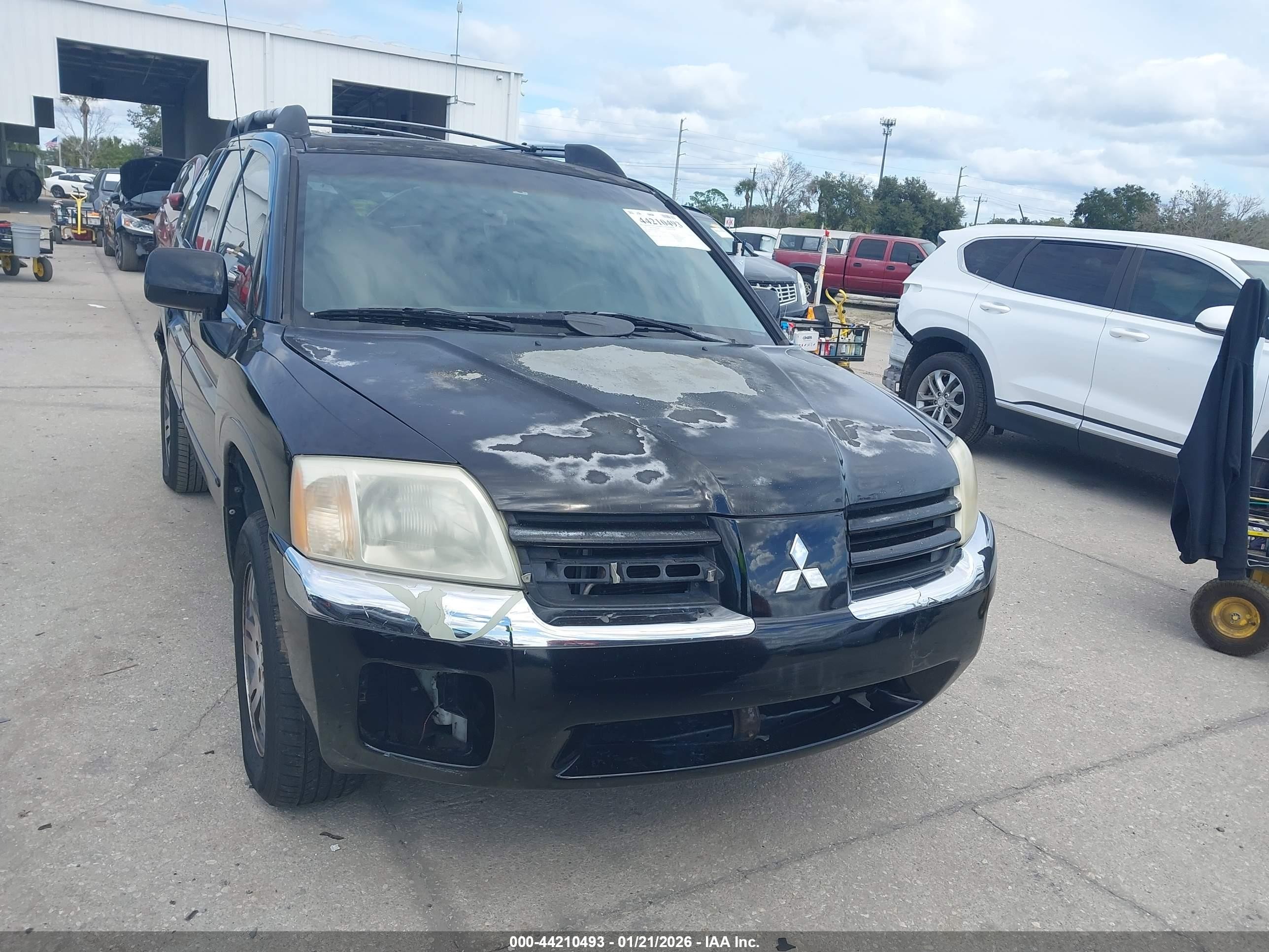 2004 Mitsubishi Endeavor Xls Black vin: 4A4MM31SX4E019552