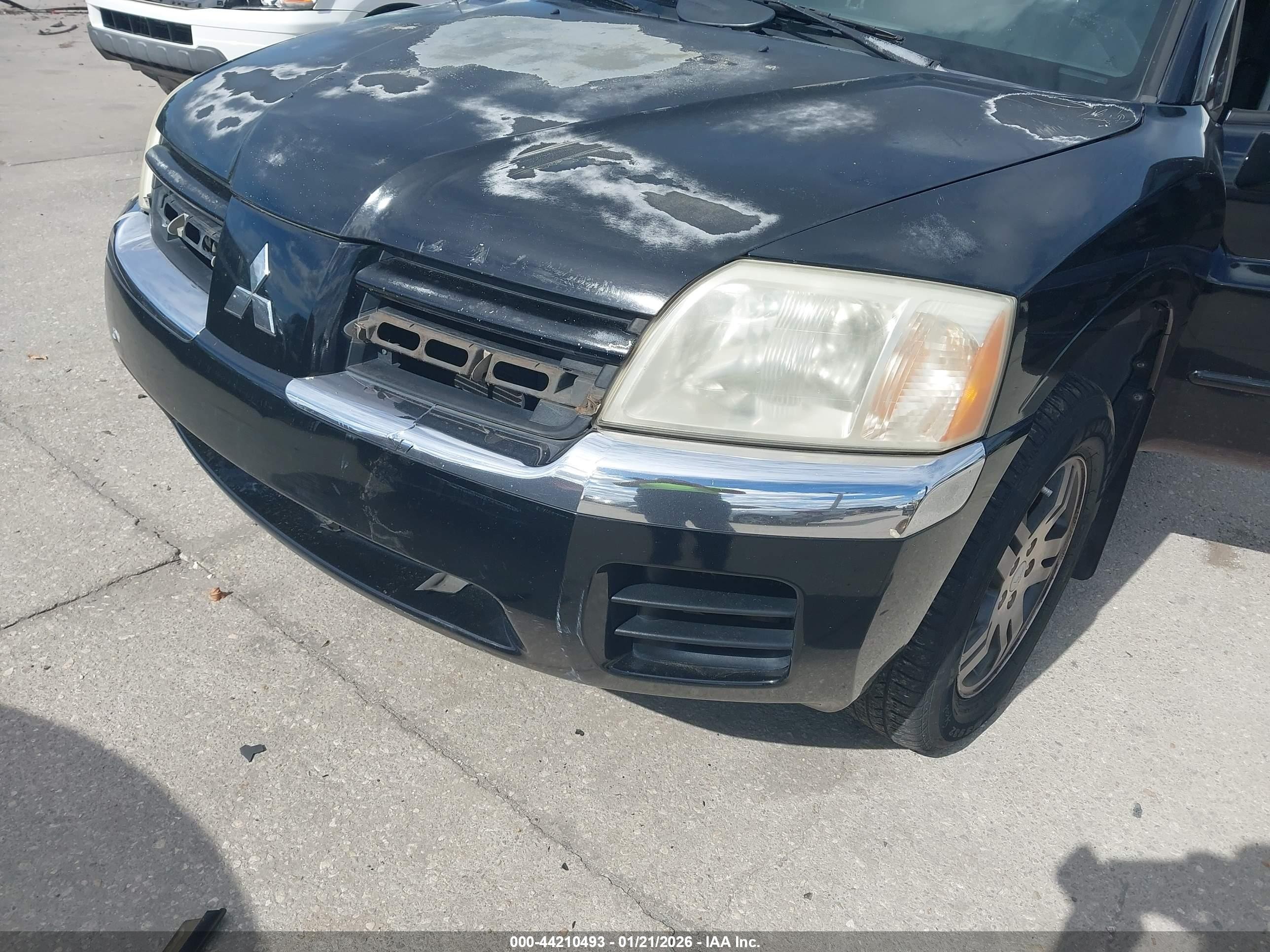 2004 Mitsubishi Endeavor Xls Black vin: 4A4MM31SX4E019552