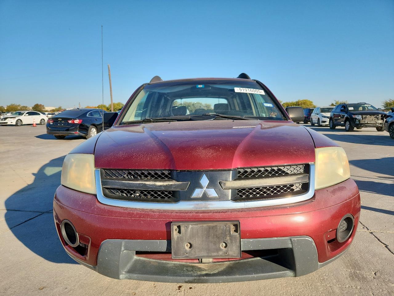 2006 Mitsubishi Endeavor Ls Бордовый vin: 4A4MM31SX6E053817