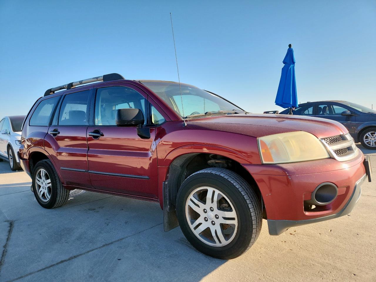 2006 Mitsubishi Endeavor Ls Бордовый vin: 4A4MM31SX6E053817