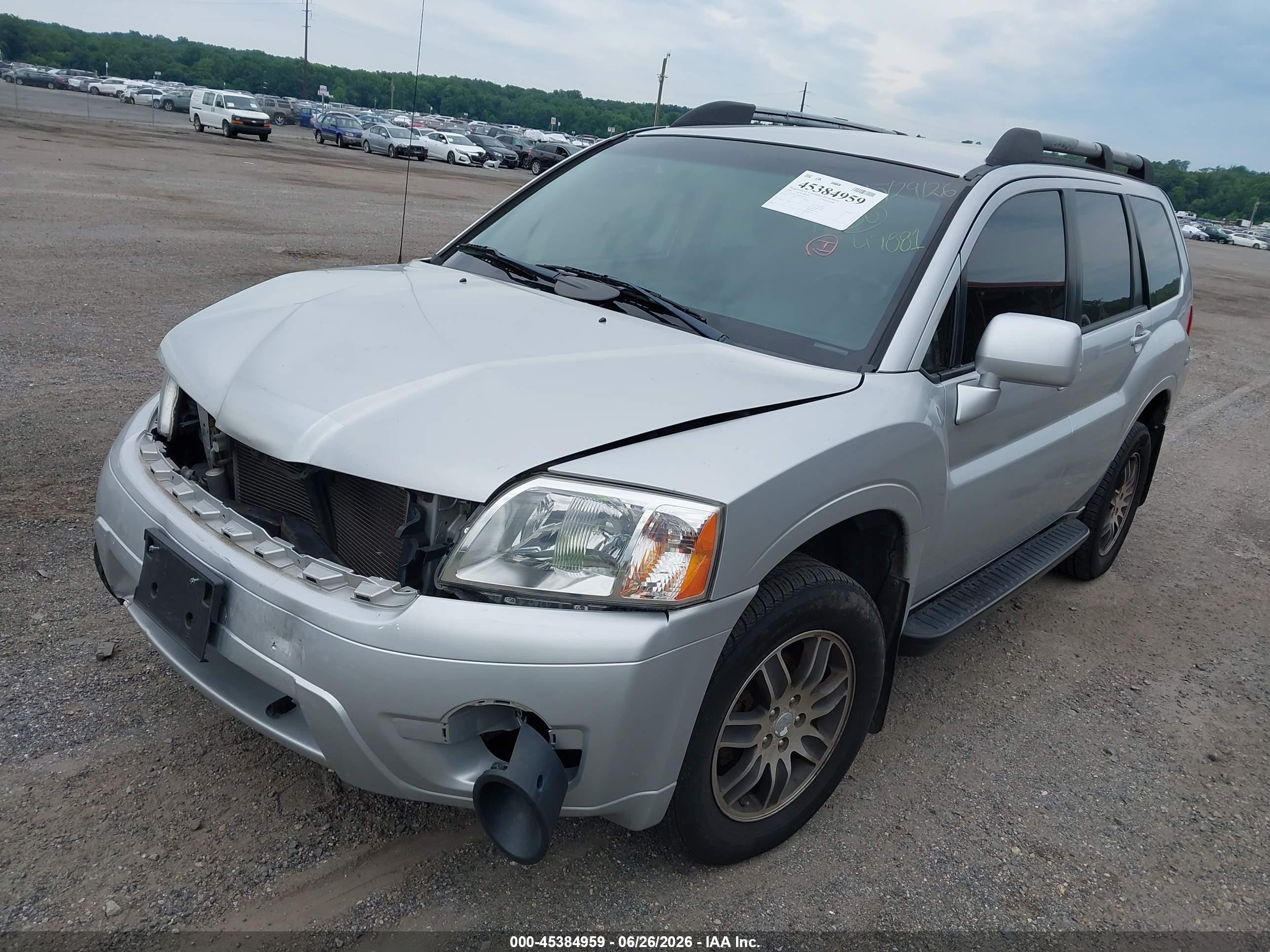 2008 Mitsubishi Endeavor Se Silver vin: 4A4MM31SX8E011330