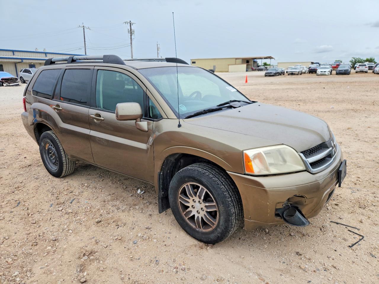 2008 Mitsubishi Endeavor Se Brown vin: 4A4MM31SX8E039340