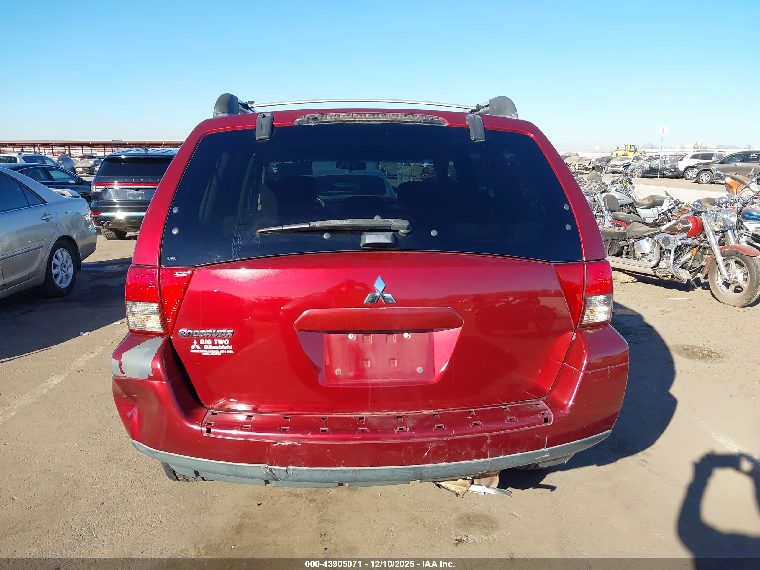 2006 Mitsubishi Endeavor Limited Burgundy vin: 4A4MM41S26E057737