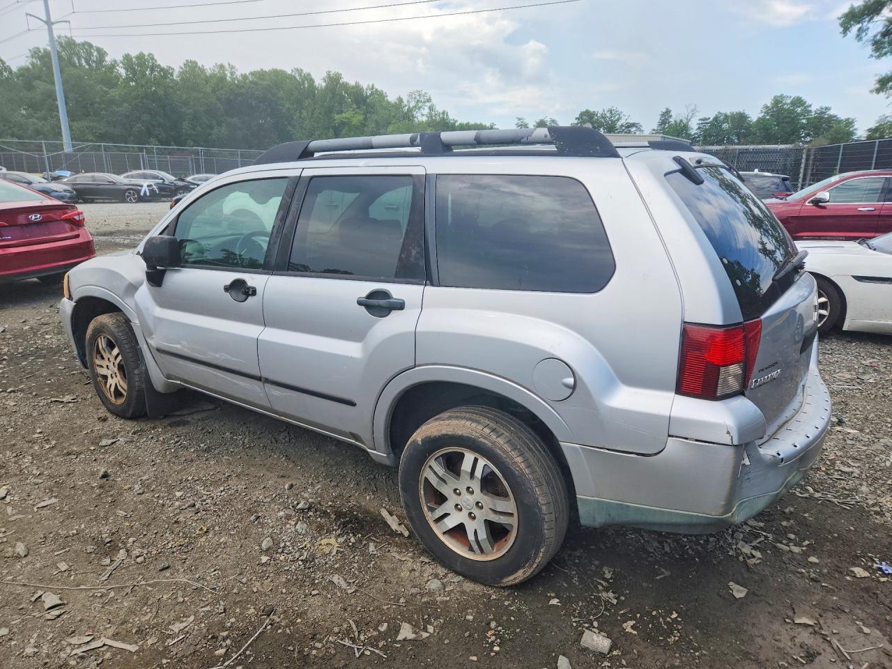 2006 Mitsubishi Endeavor Ls Silver vin: 4A4MN21S06E073047