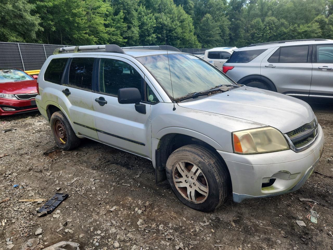 2006 Mitsubishi Endeavor Ls Silver vin: 4A4MN21S06E073047
