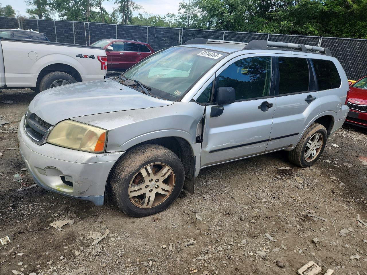 2006 Mitsubishi Endeavor Ls Silver vin: 4A4MN21S06E073047