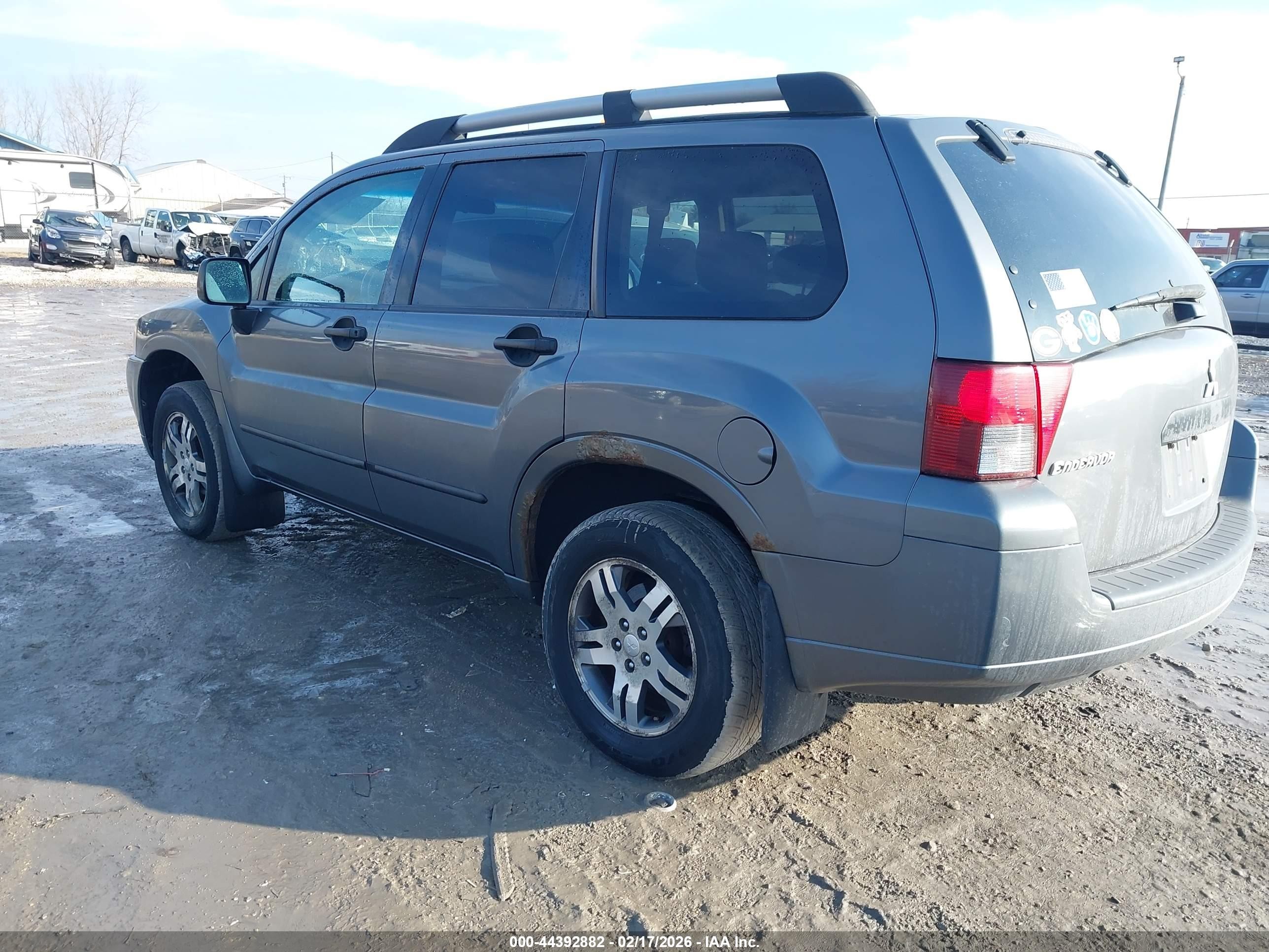 2006 Mitsubishi Endeavor Ls Gray vin: 4A4MN21S16E055950