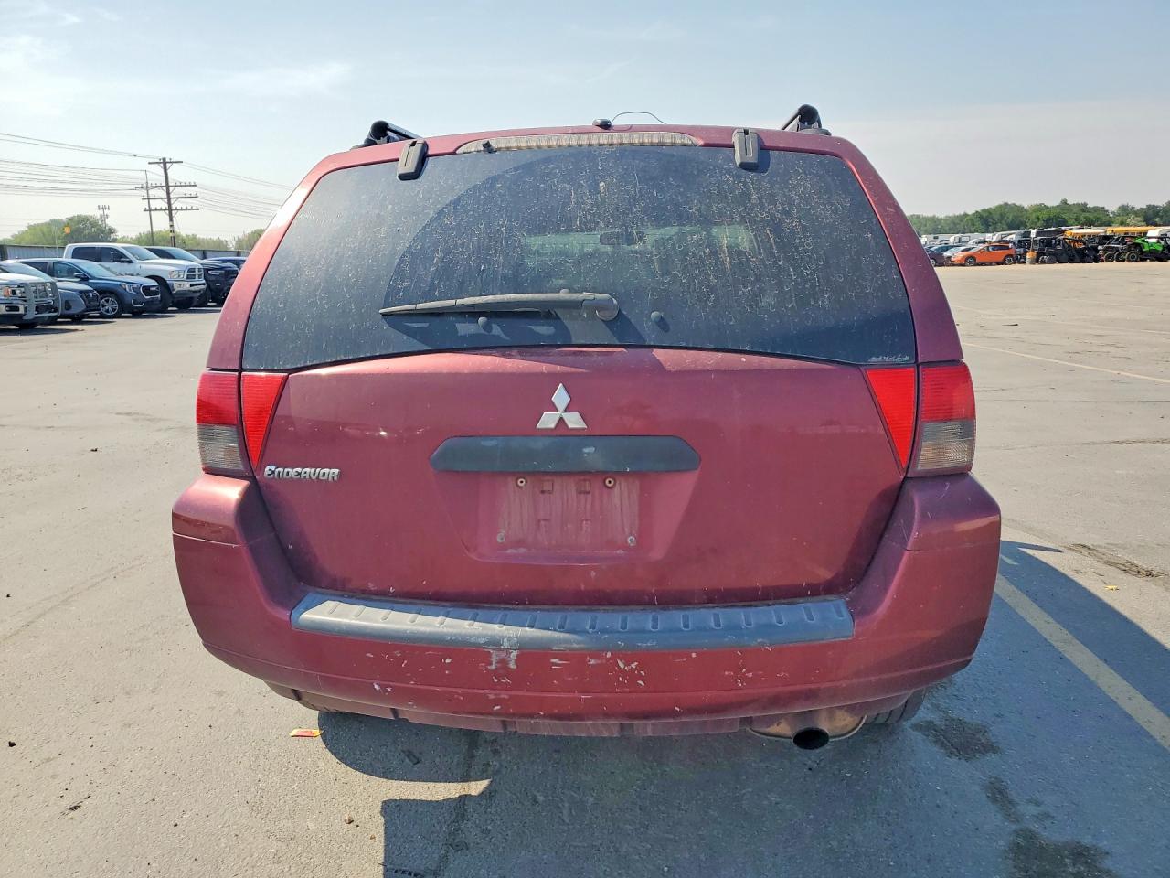 2007 Mitsubishi Endeavor Ls Red vin: 4A4MN21S37E042912
