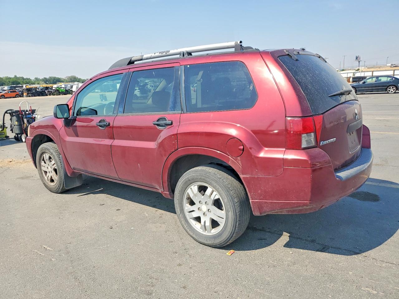 2007 Mitsubishi Endeavor Ls Red vin: 4A4MN21S37E042912