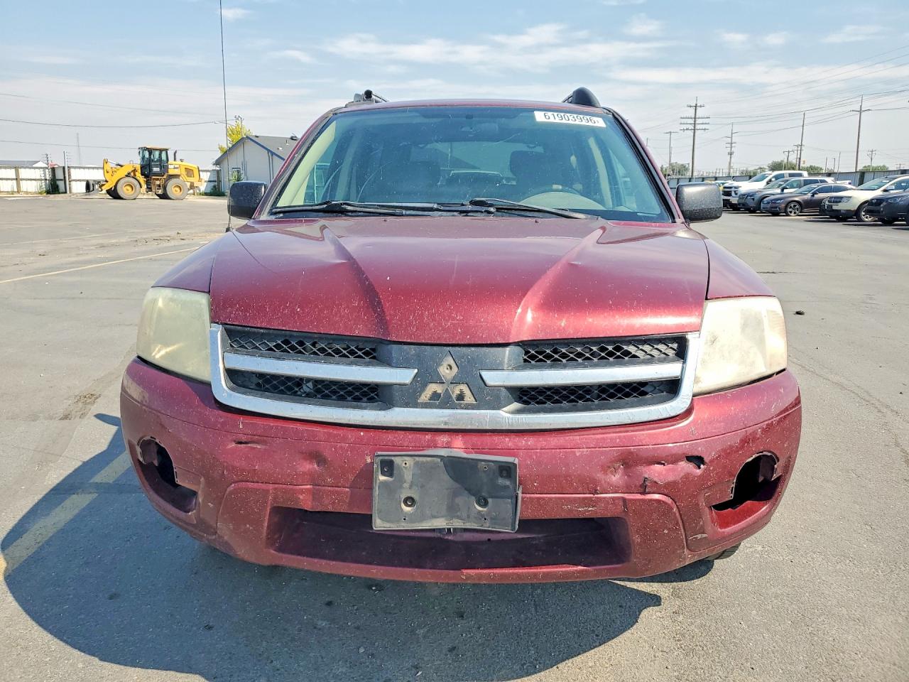2007 Mitsubishi Endeavor Ls Red vin: 4A4MN21S37E042912