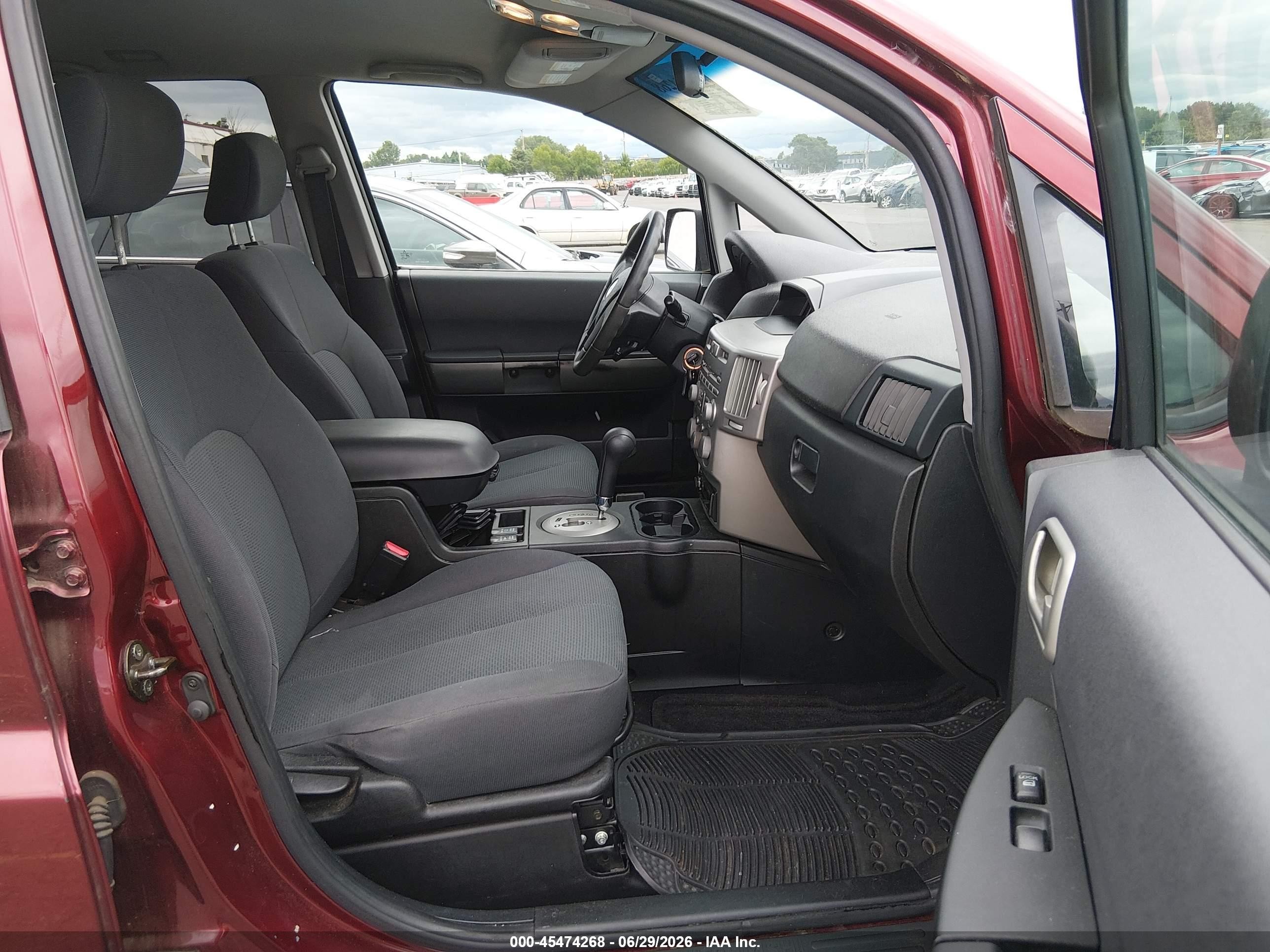 2005 Mitsubishi Endeavor Ls Burgundy vin: 4A4MN21S45E063345