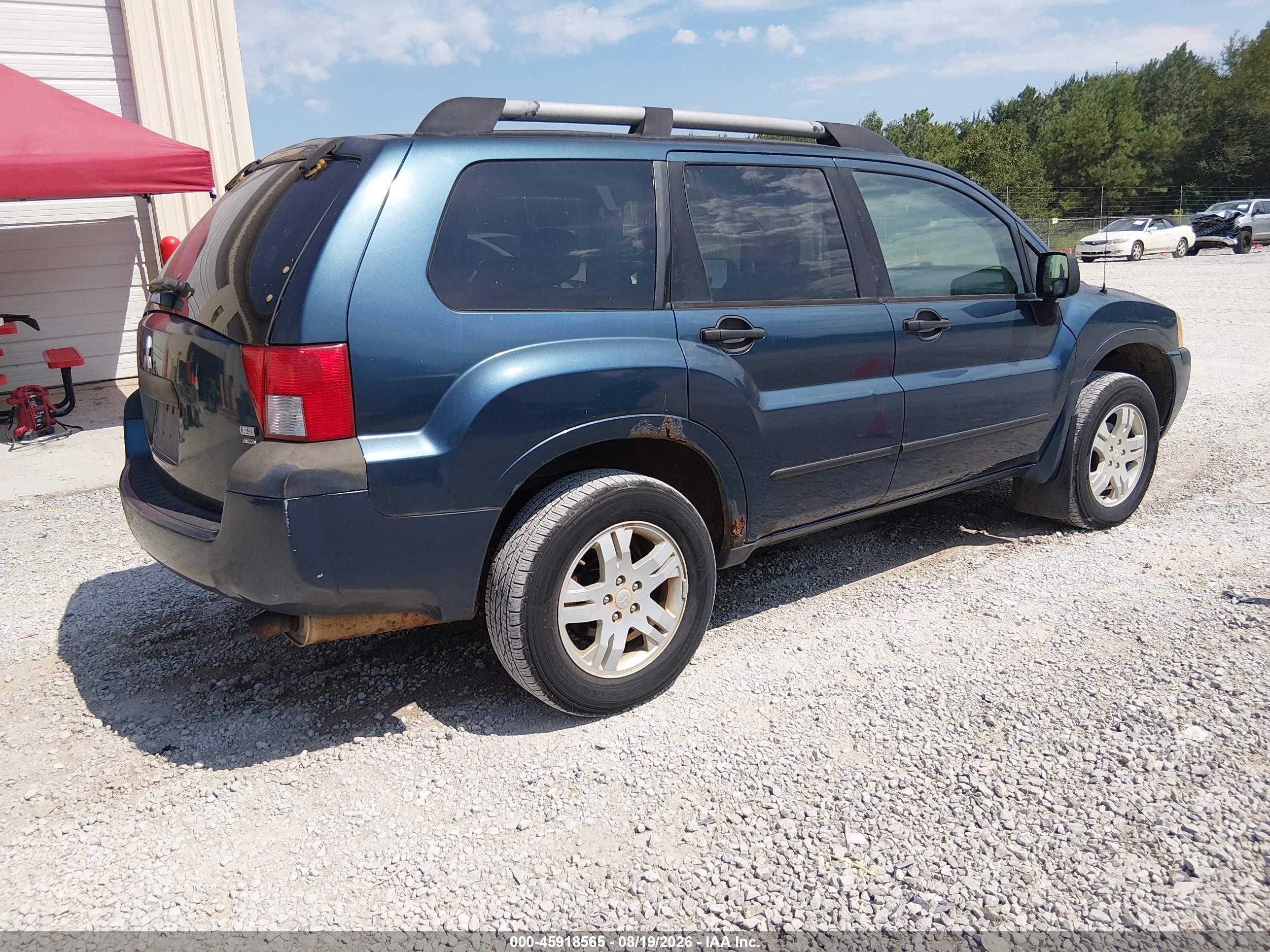 2005 Mitsubishi Endeavor Ls Gray vin: 4A4MN21S55E010444