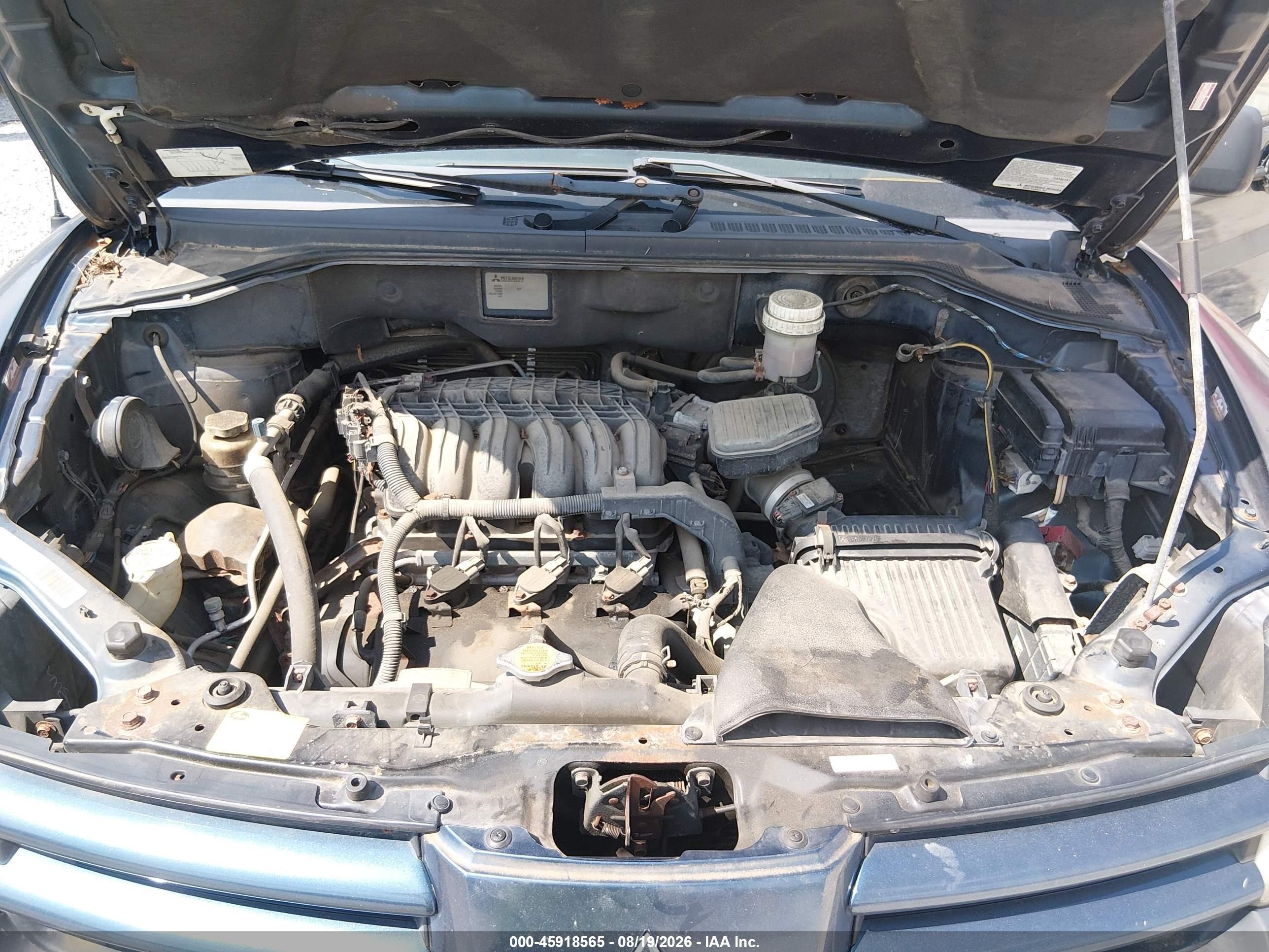 2005 Mitsubishi Endeavor Ls Gray vin: 4A4MN21S55E010444