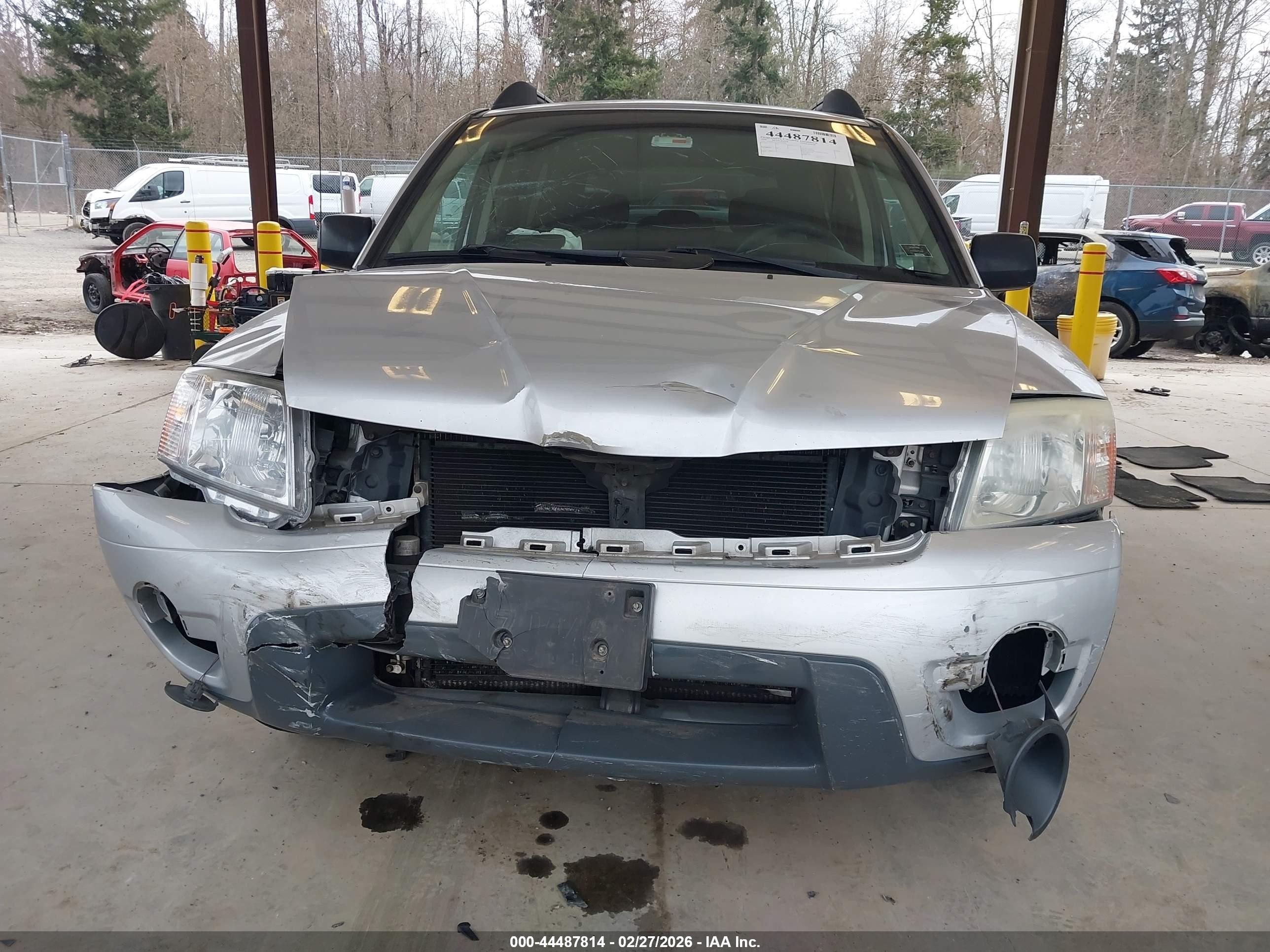 2006 Mitsubishi Endeavor Ls Silver vin: 4A4MN21S56E072993