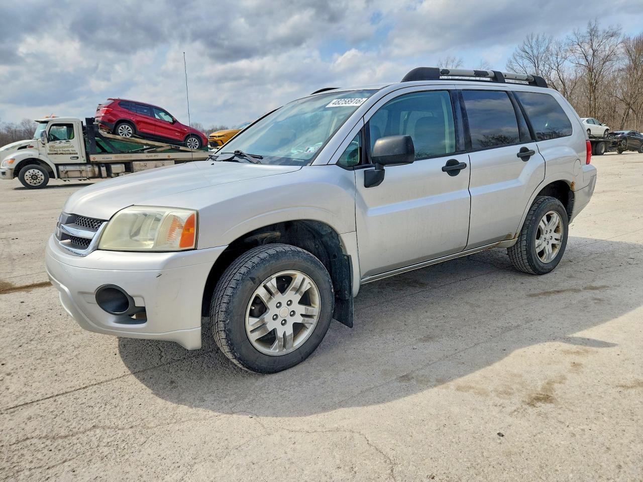 2007 Mitsubishi Endeavor Ls Серебряный vin: 4A4MN21S57E049926
