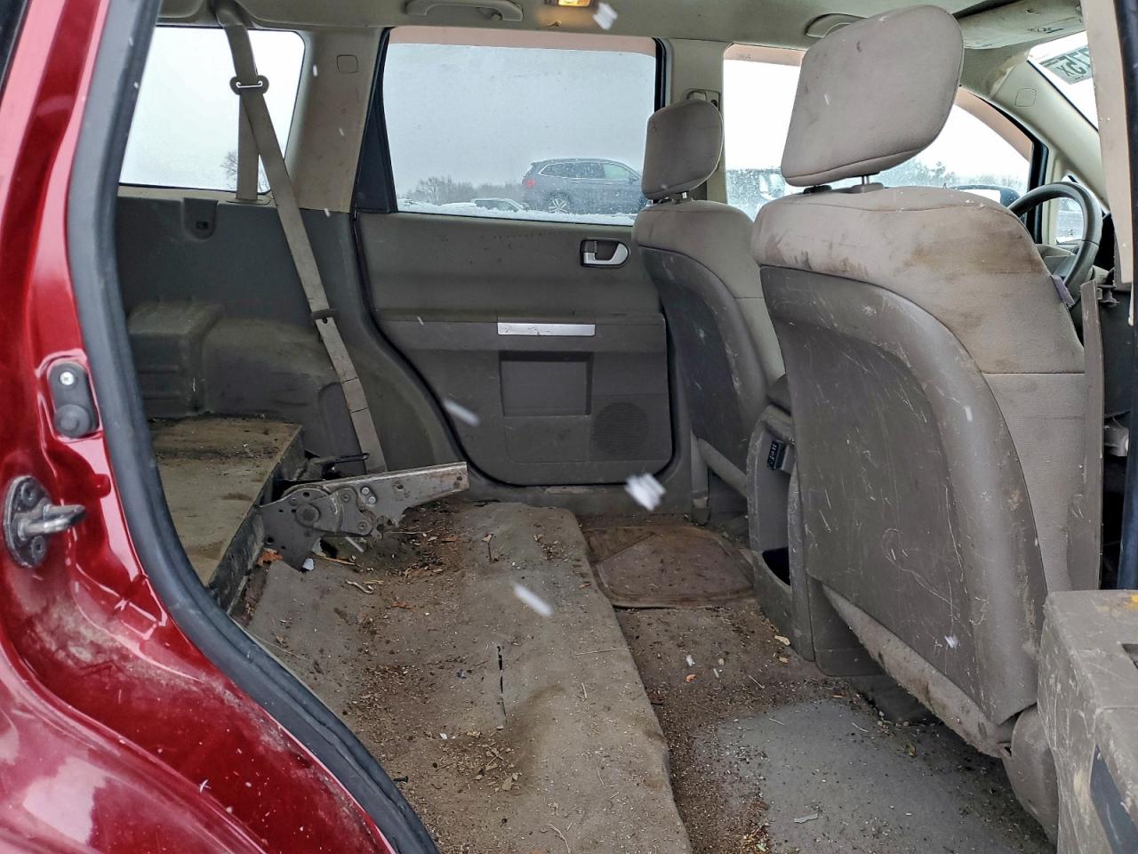 2007 Mitsubishi Endeavor Ls Maroon vin: 4A4MN21S57E080156
