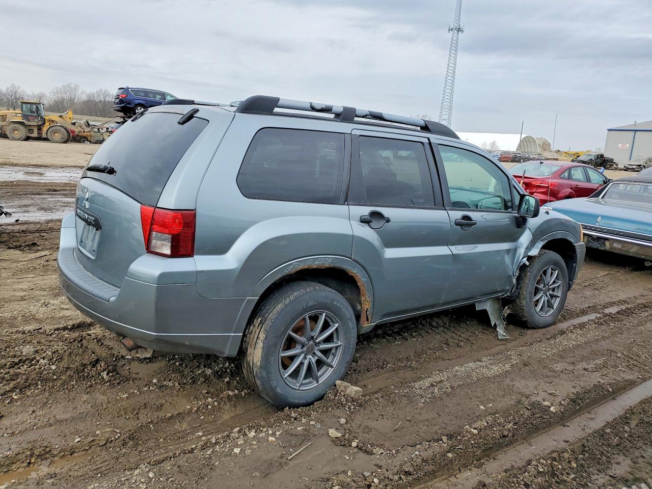 2008 Mitsubishi Endeavor Ls Gray vin: 4A4MN21S68E025667