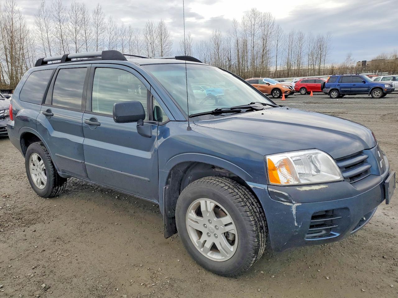 2004 Mitsubishi Endeavor Ls Blue vin: 4A4MN21S74E004529