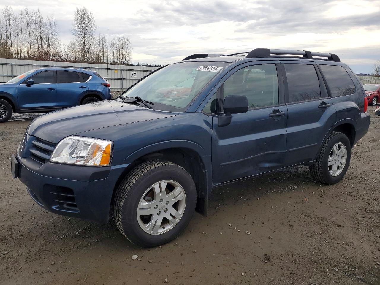 2004 Mitsubishi Endeavor Ls Синий vin: 4A4MN21S74E004529