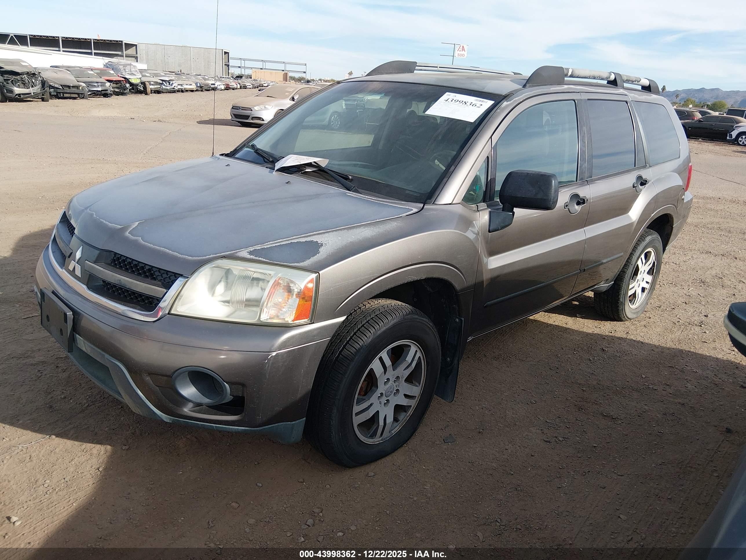 2006 Mitsubishi Endeavor Ls Серый vin: 4A4MN21S76E033662