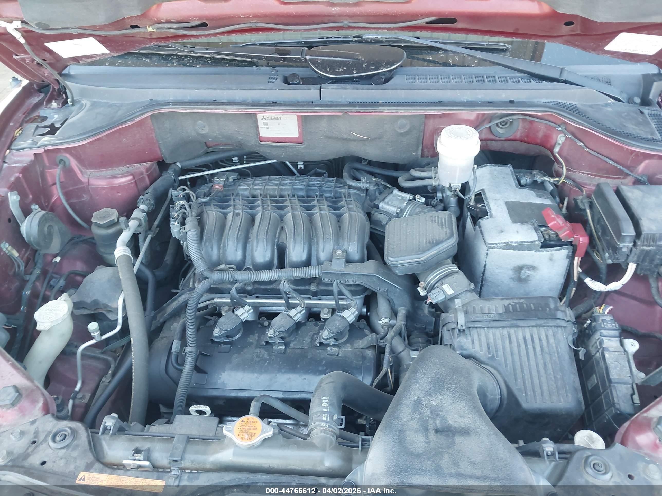 2007 Mitsubishi Endeavor Ls Red vin: 4A4MN21S77E033470