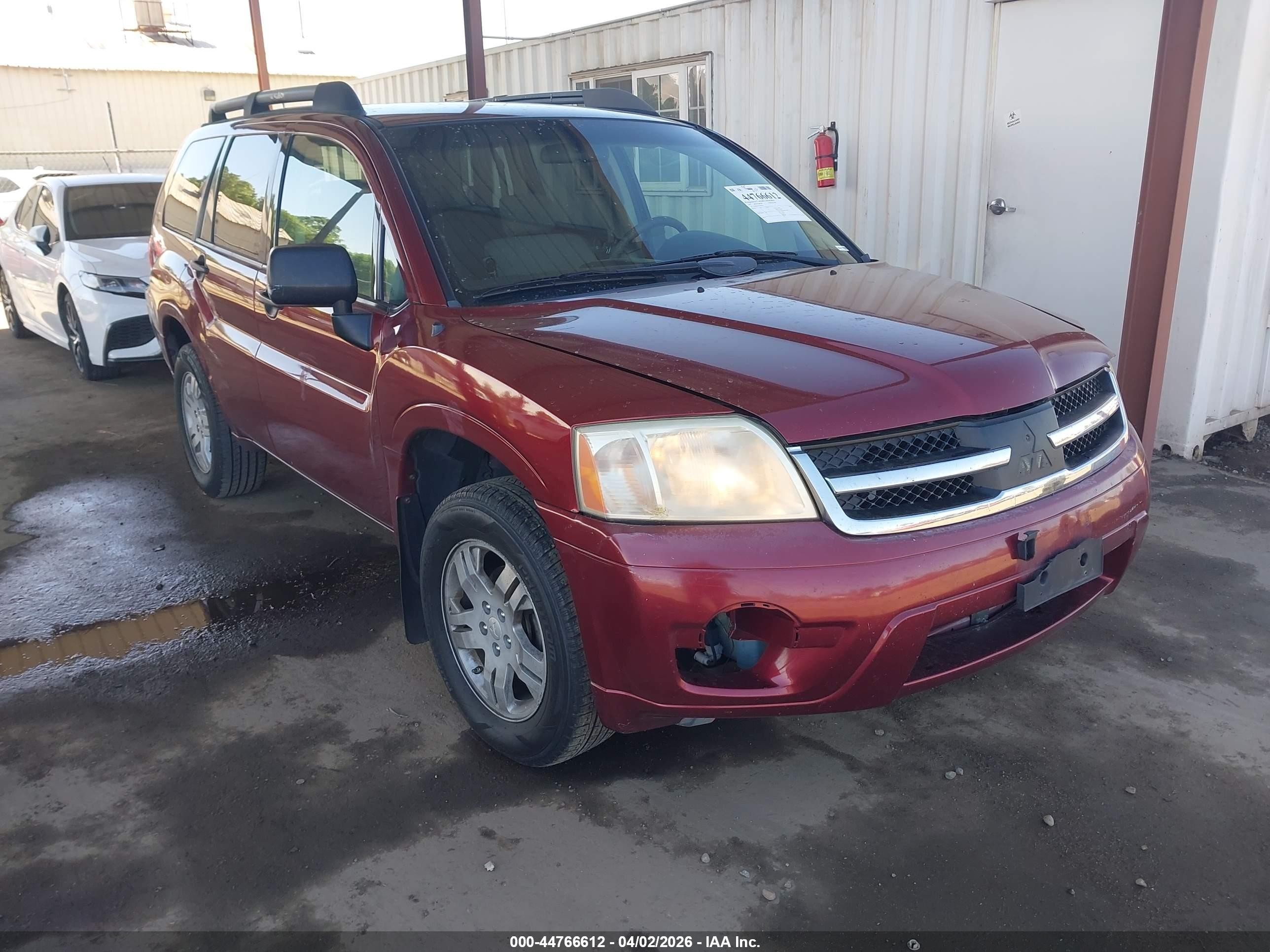2007 Mitsubishi Endeavor Ls Красный vin: 4A4MN21S77E033470