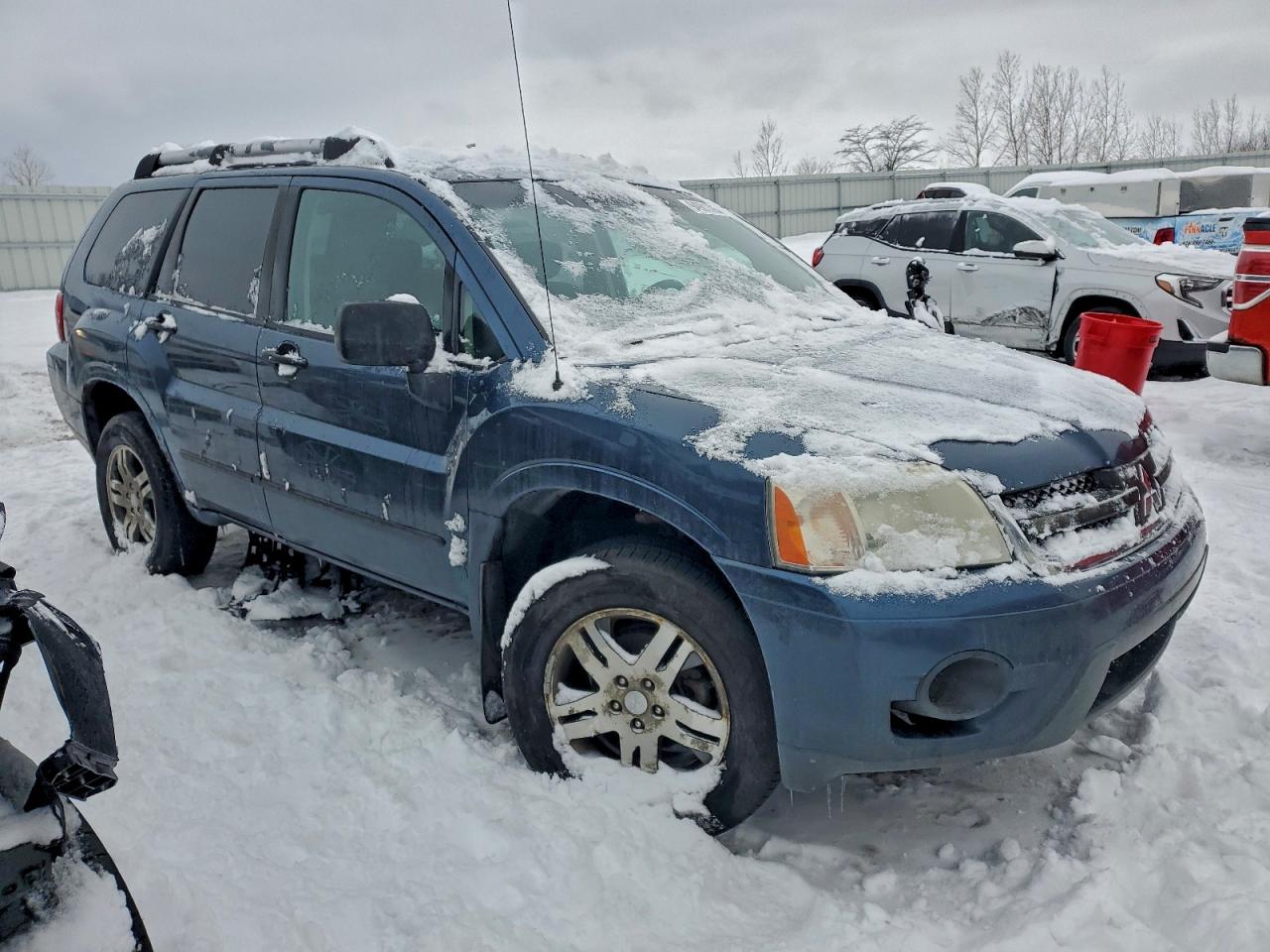2006 Mitsubishi Endeavor Ls Синий vin: 4A4MN21S86E047506