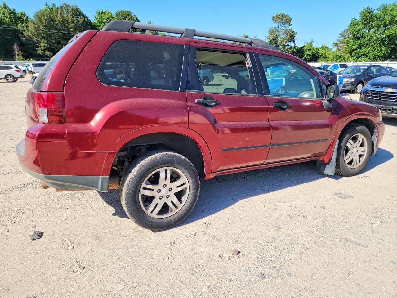 2006 Mitsubishi Endeavor Ls Burgundy vin: 4A4MN21S86E048848