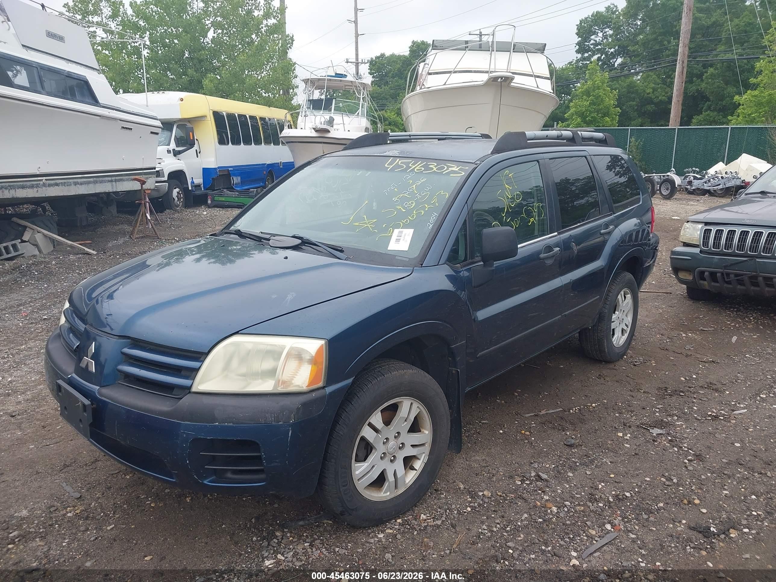 2004 Mitsubishi Endeavor Ls Синий vin: 4A4MN21S94E006427