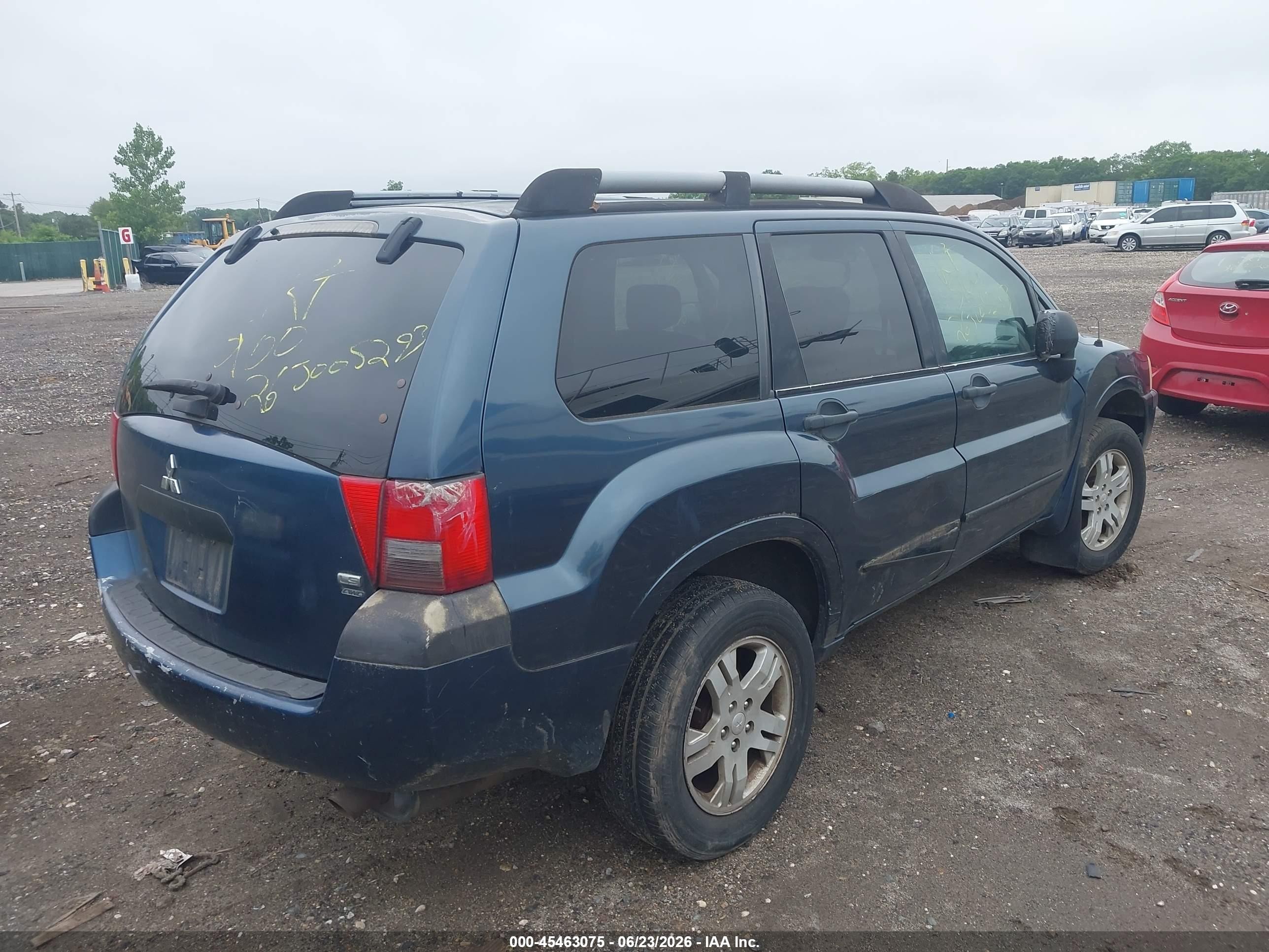 2004 Mitsubishi Endeavor Ls Синий vin: 4A4MN21S94E006427