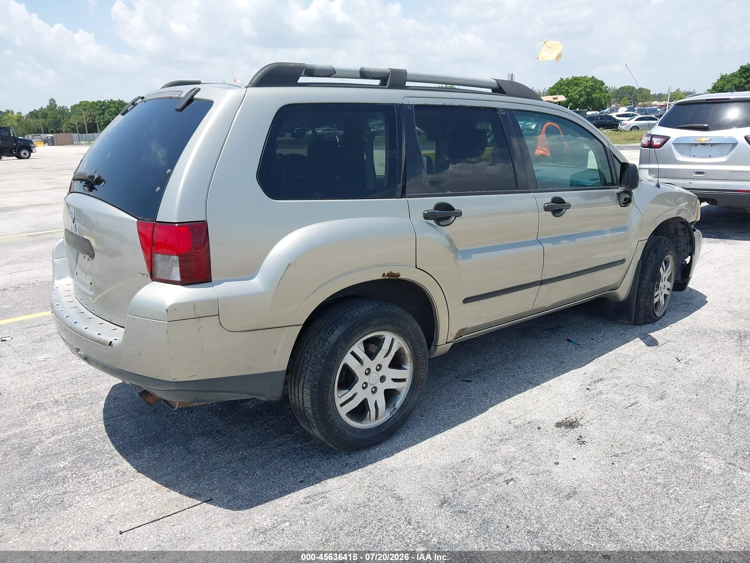 2006 Mitsubishi Endeavor Ls Beige vin: 4A4MN21SX6E053159