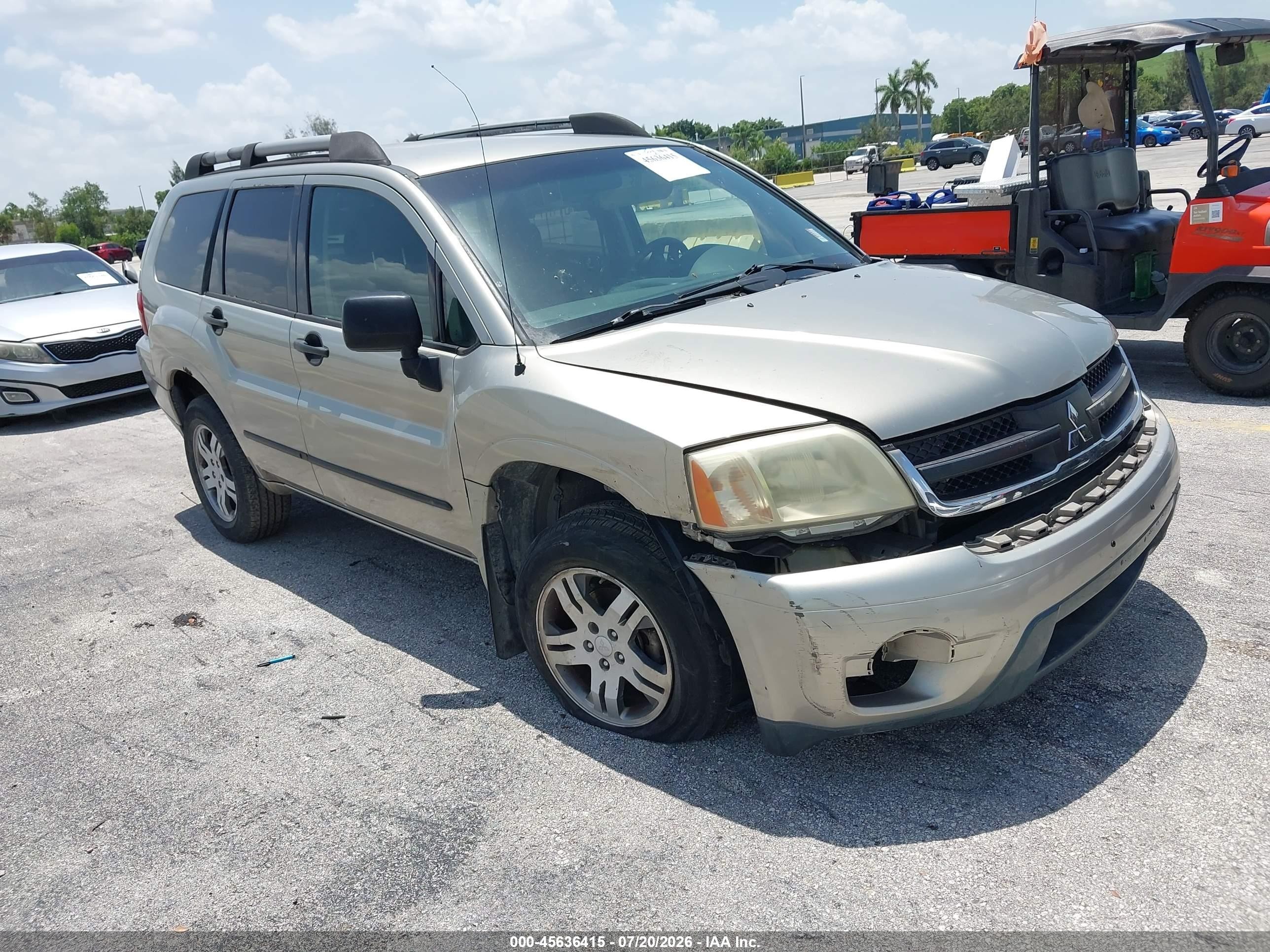 2006 Mitsubishi Endeavor Ls Beige vin: 4A4MN21SX6E053159