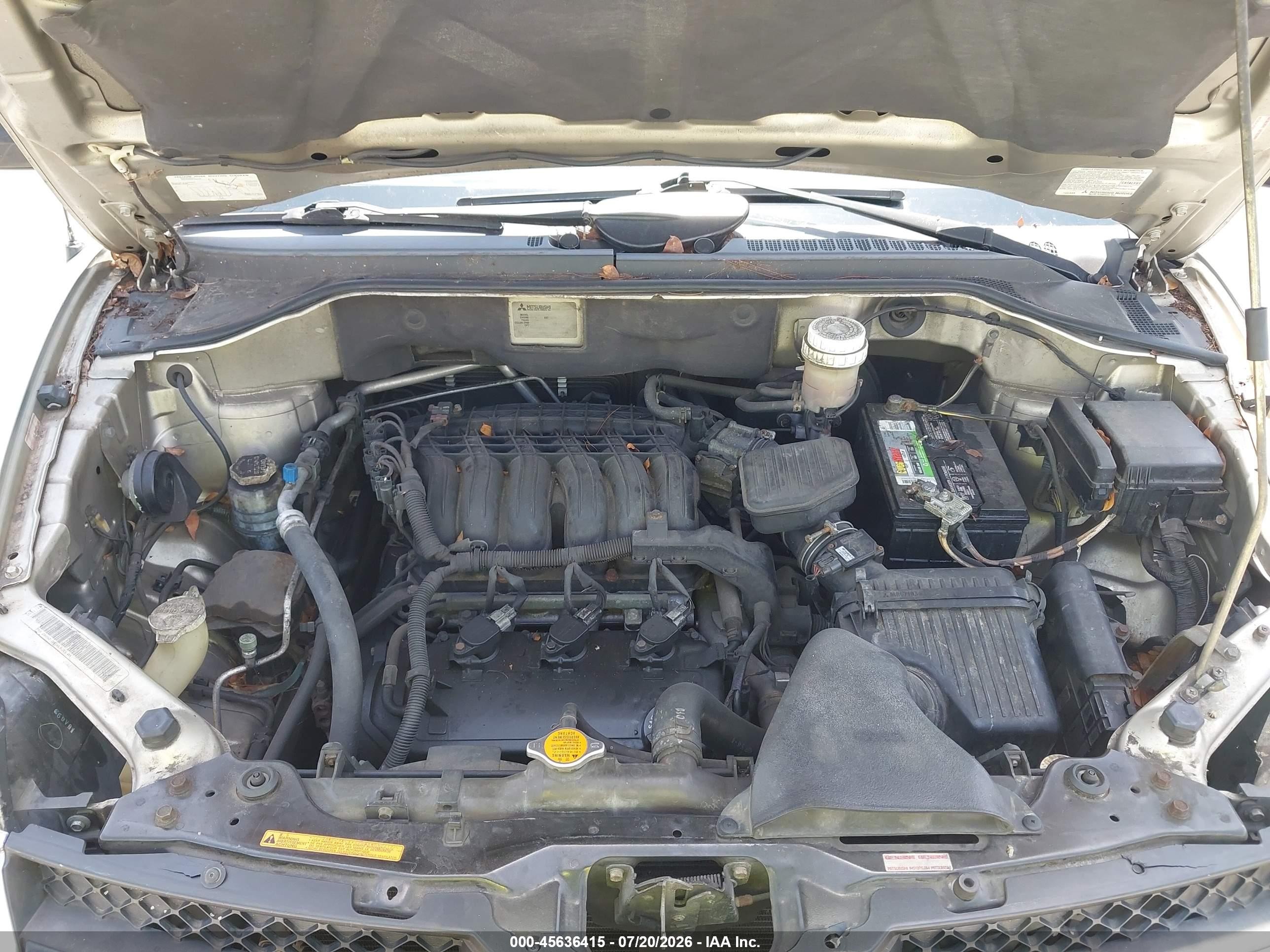 2006 Mitsubishi Endeavor Ls Beige vin: 4A4MN21SX6E053159