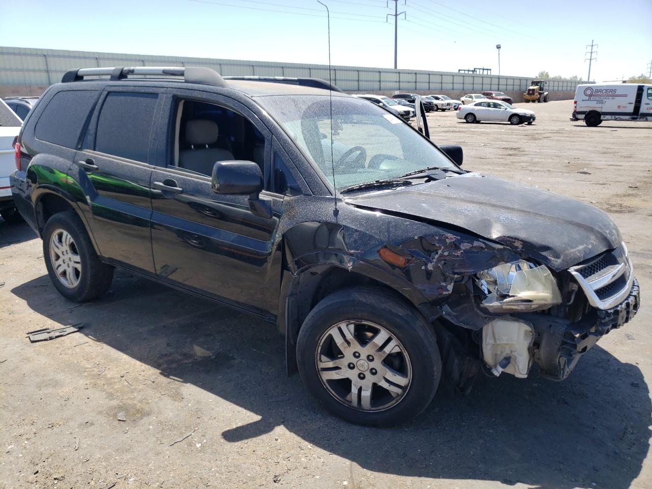 2007 Mitsubishi Endeavor Ls Black vin: 4A4MN21SX7E042003