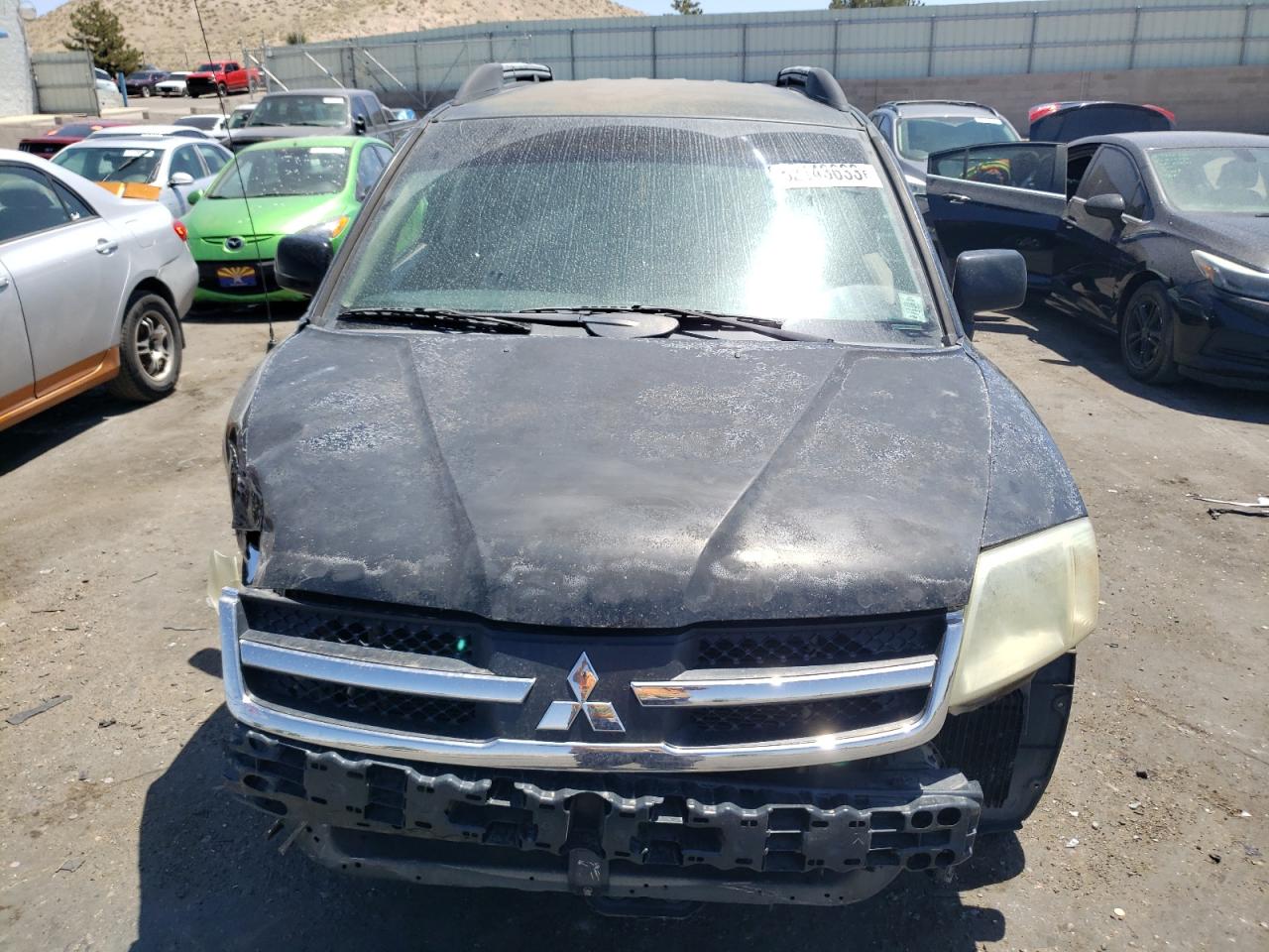2007 Mitsubishi Endeavor Ls Black vin: 4A4MN21SX7E042003