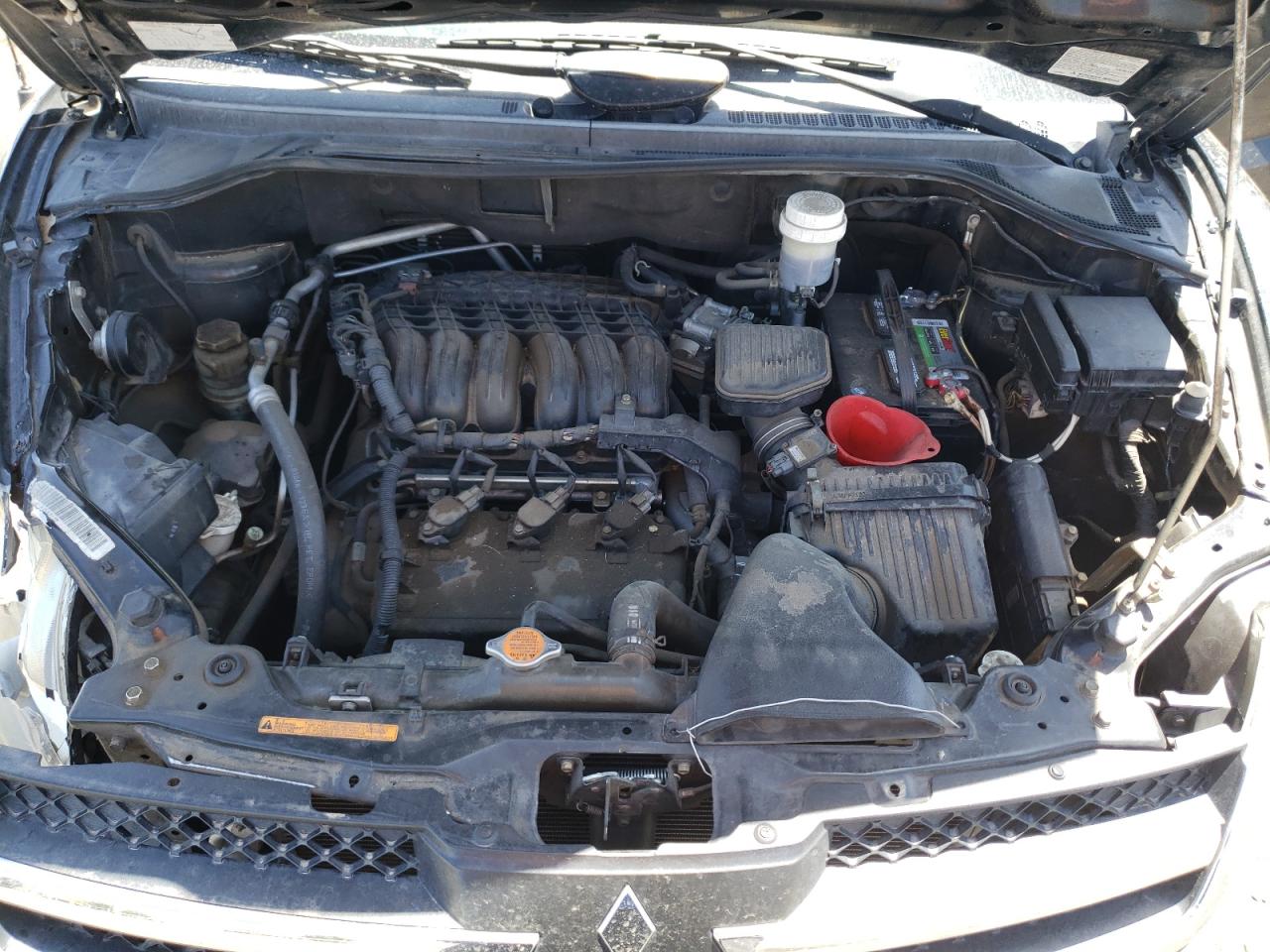 2007 Mitsubishi Endeavor Ls Black vin: 4A4MN21SX7E042003
