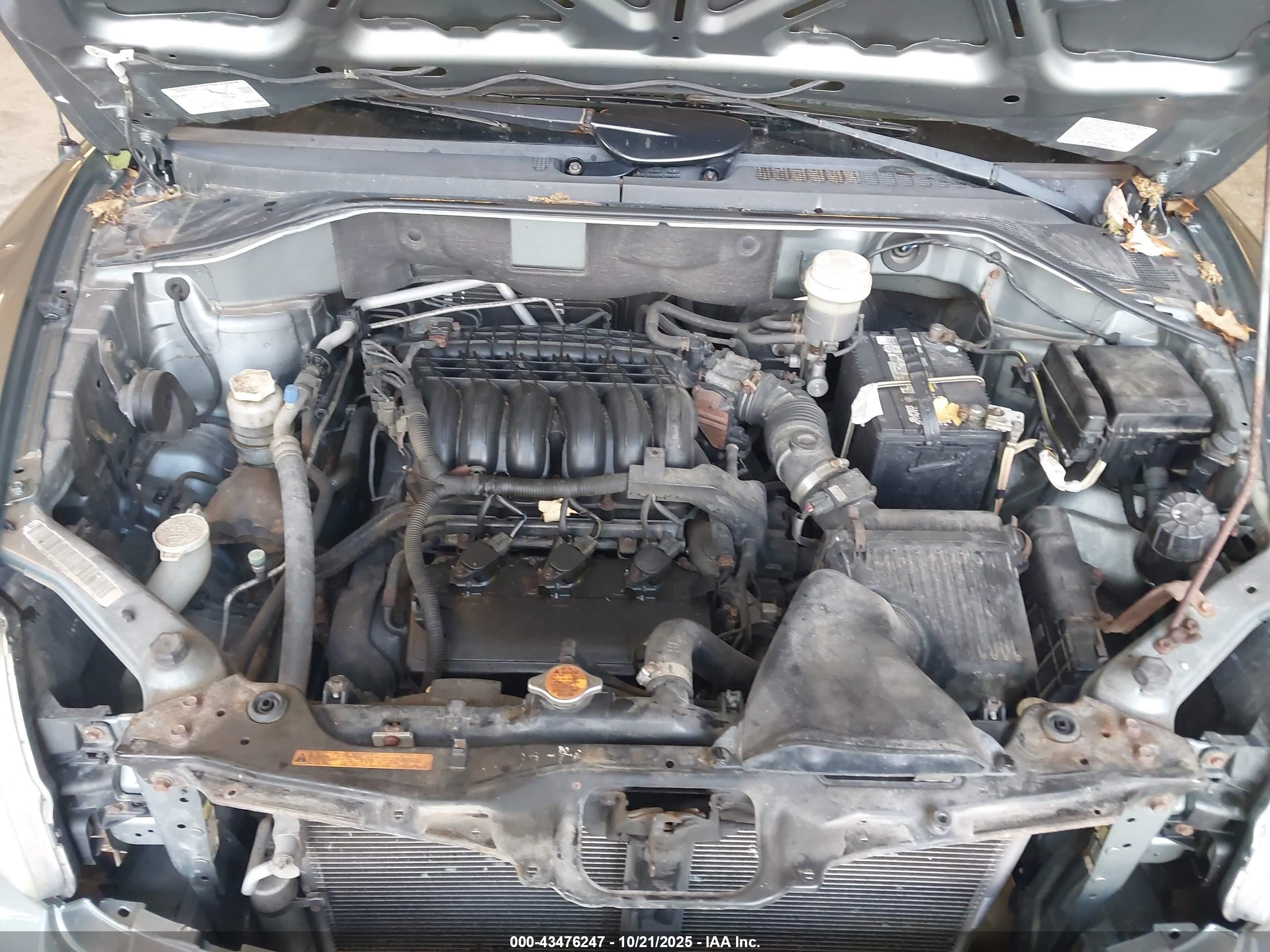 2007 Mitsubishi Endeavor Se Blue vin: 4A4MN31S57E074301