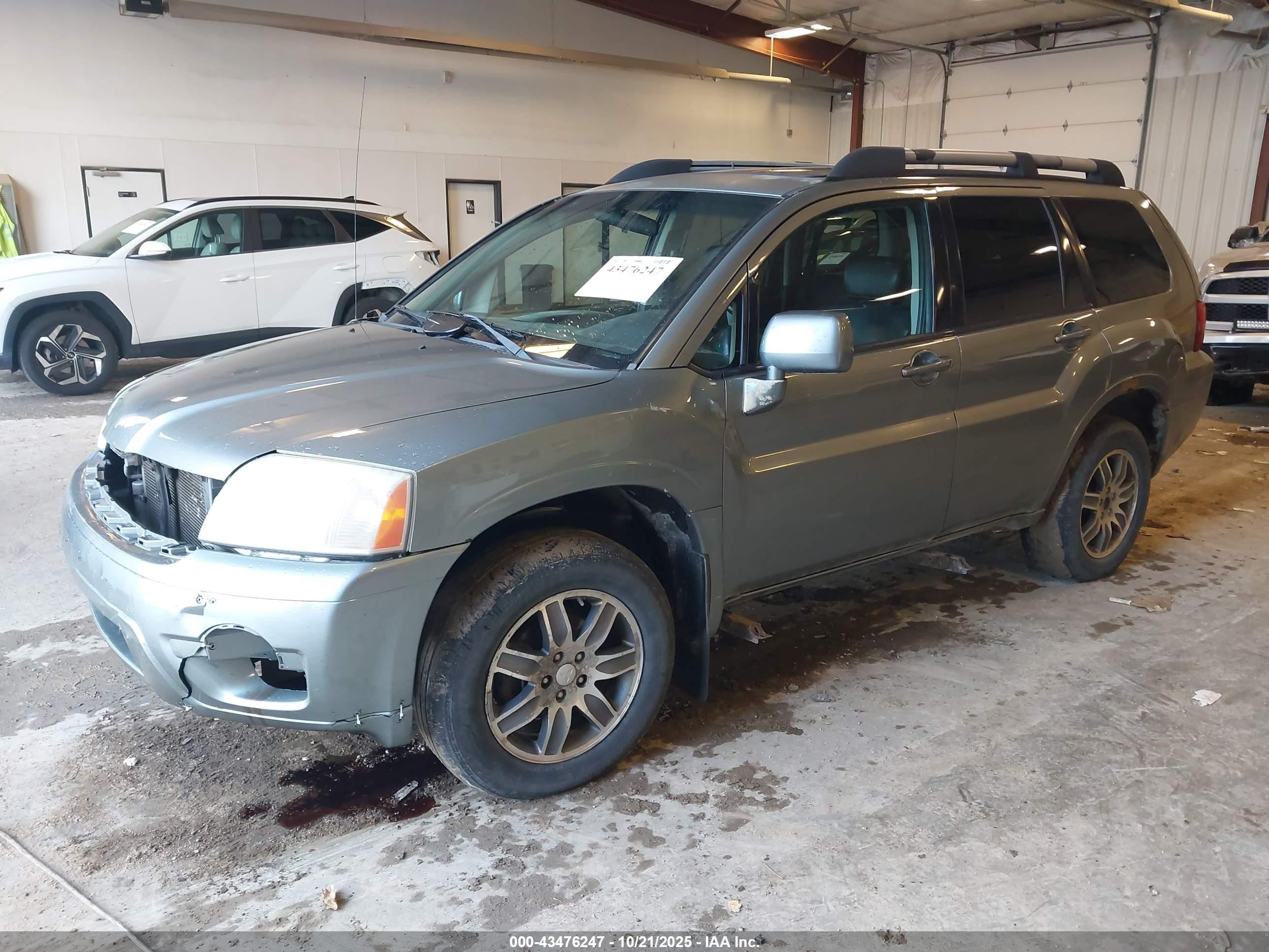 2007 Mitsubishi Endeavor Se Blue vin: 4A4MN31S57E074301
