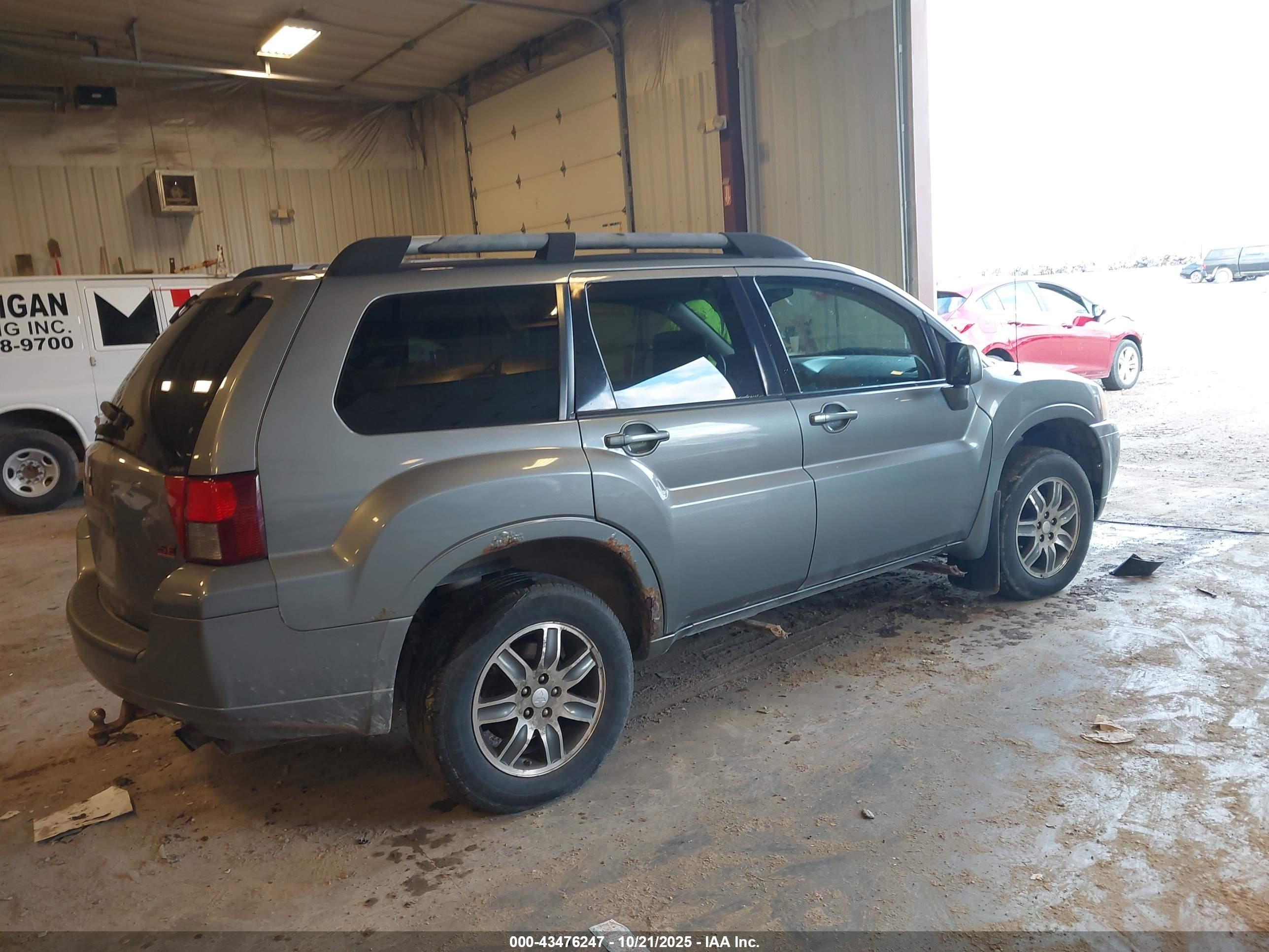 2007 Mitsubishi Endeavor Se Blue vin: 4A4MN31S57E074301