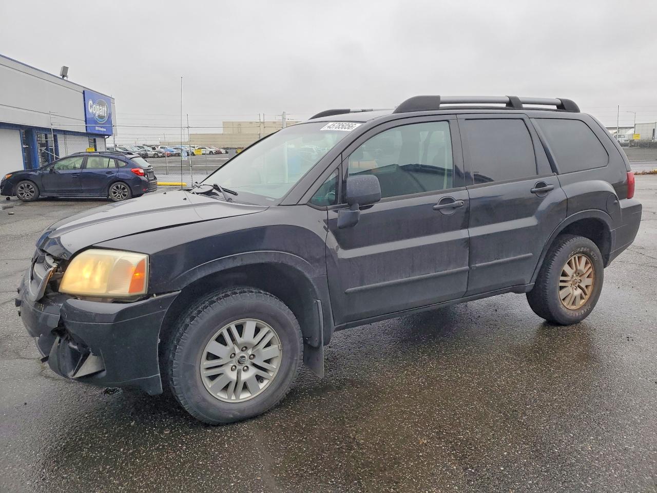 2006 Mitsubishi Endeavor Ls Black vin: 4A4MN31S66E077965