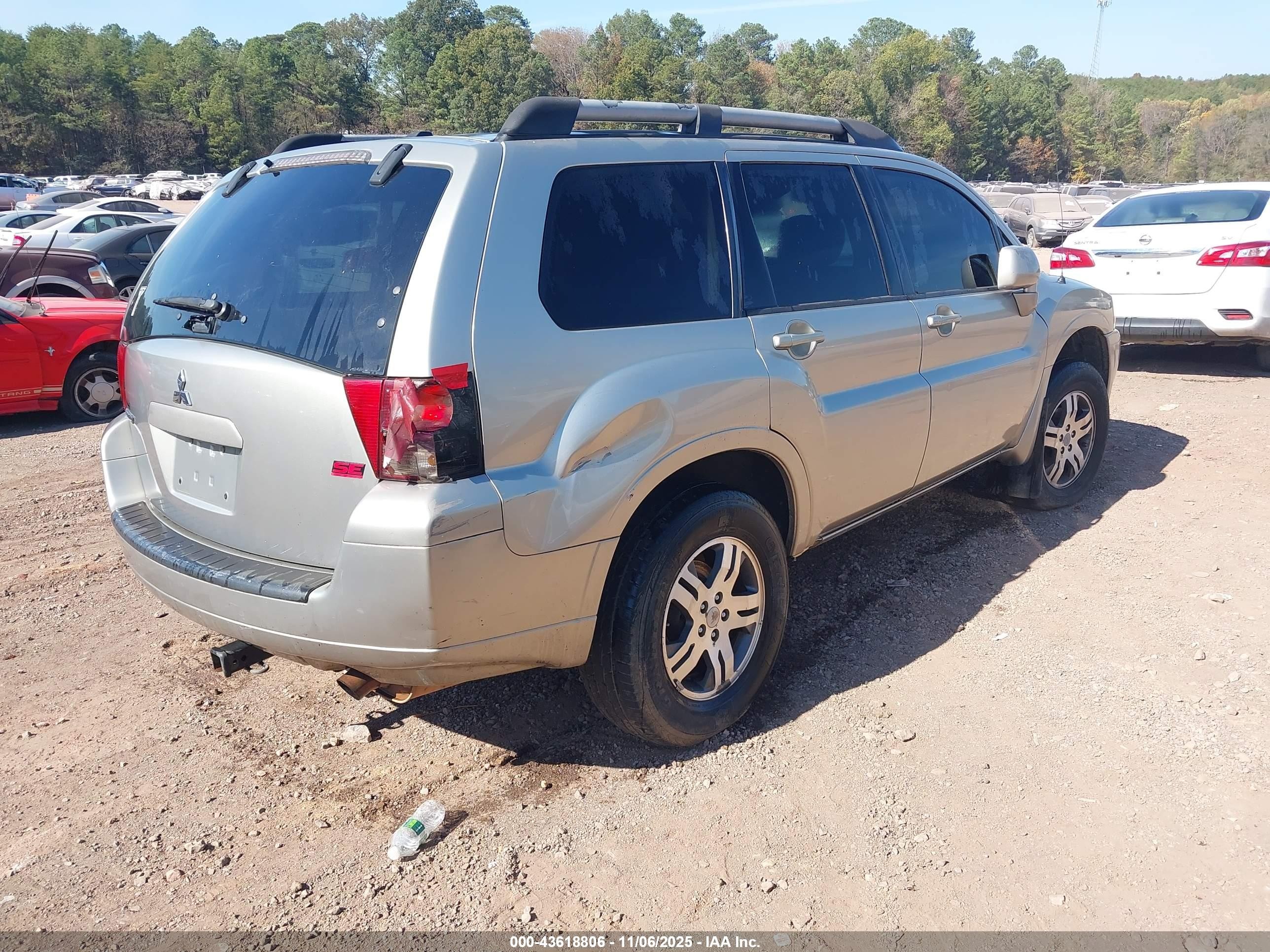 2007 Mitsubishi Endeavor Se Silver vin: 4A4MN31S77E077572