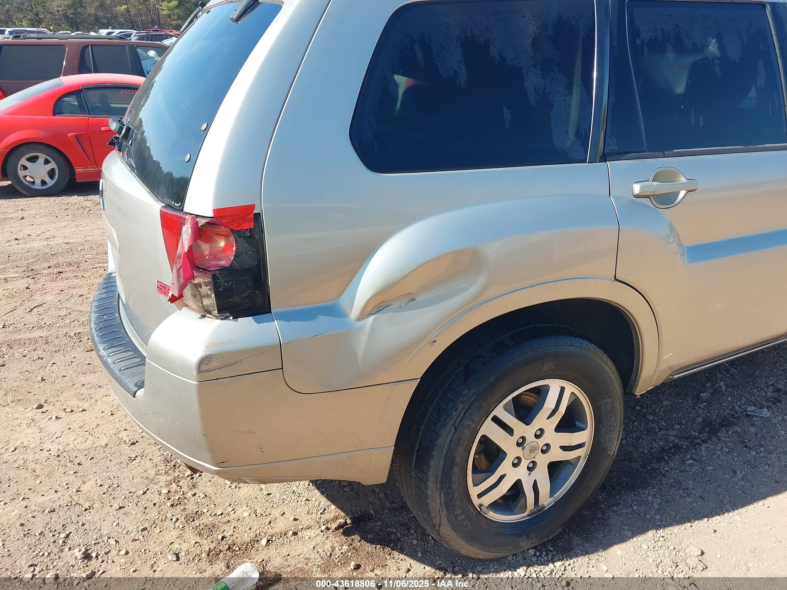 2007 Mitsubishi Endeavor Se Silver vin: 4A4MN31S77E077572