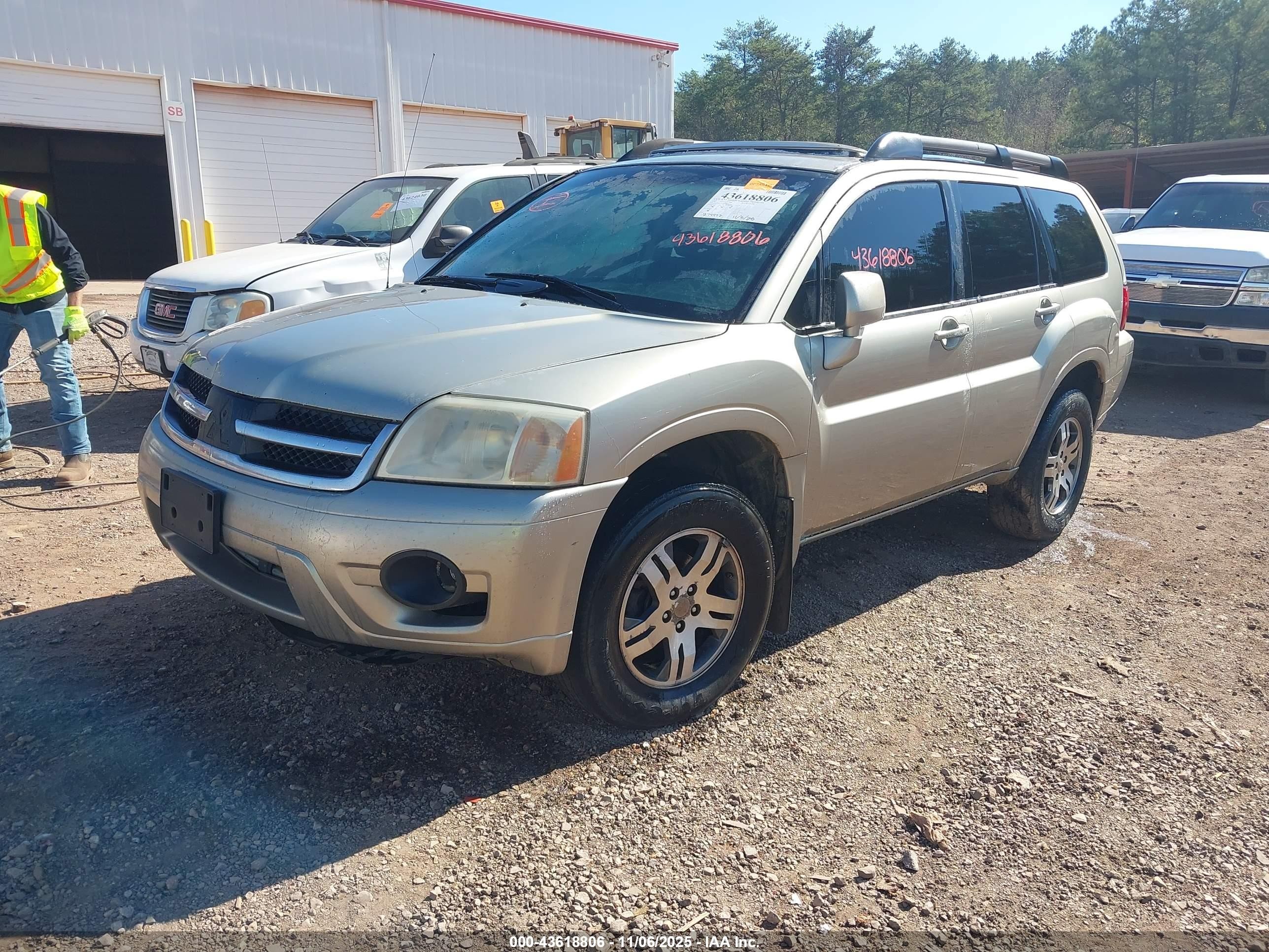 2007 Mitsubishi Endeavor Se Silver vin: 4A4MN31S77E077572