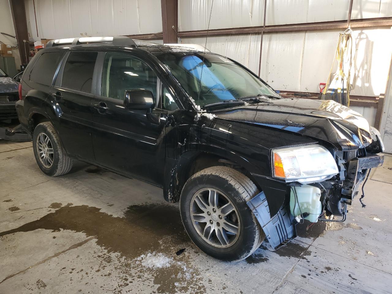2008 Mitsubishi Endeavor Limited Black vin: 4A4MN41S38E604353