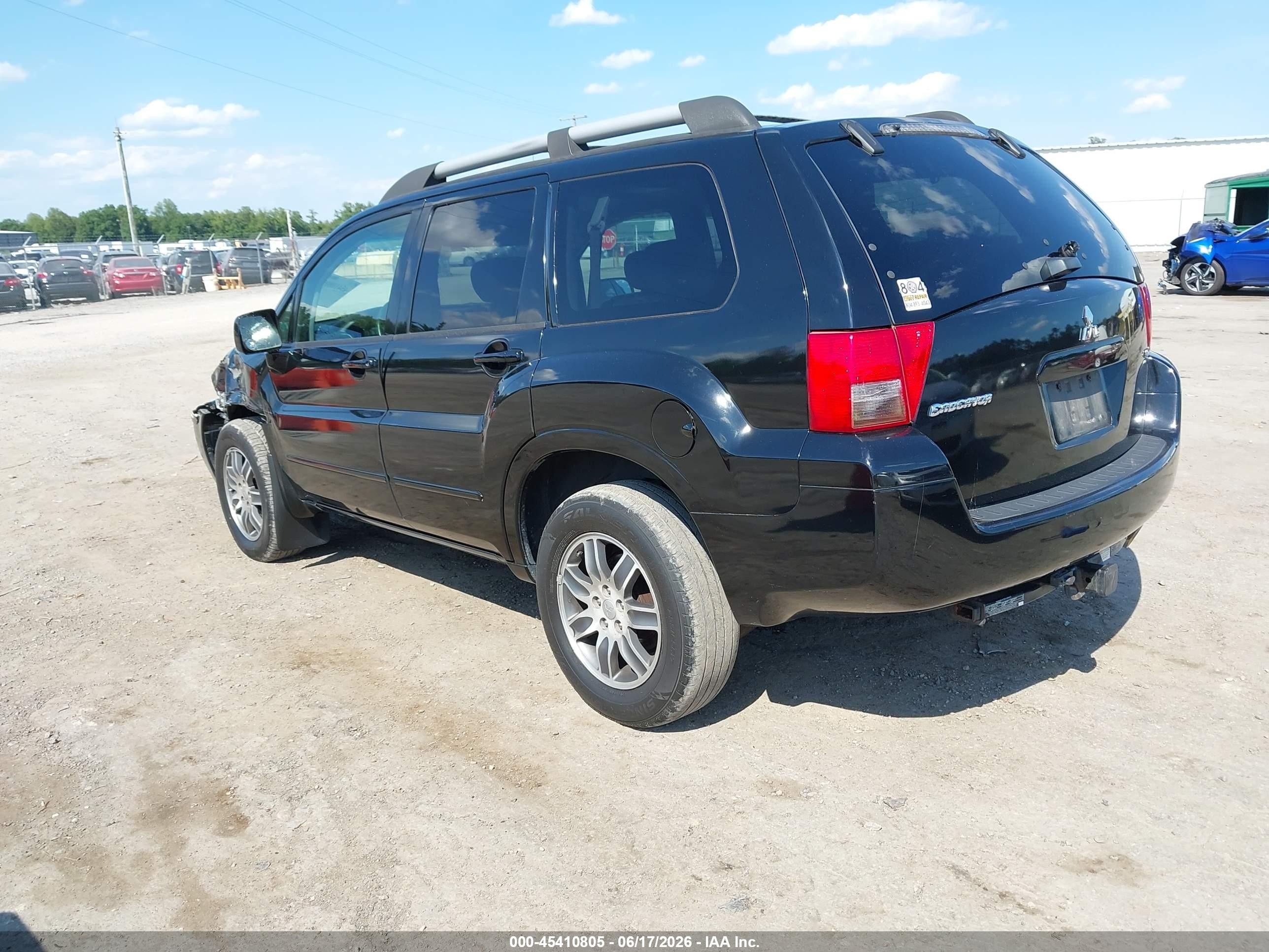 2005 Mitsubishi Endeavor Limited Black vin: 4A4MN41S55E003277