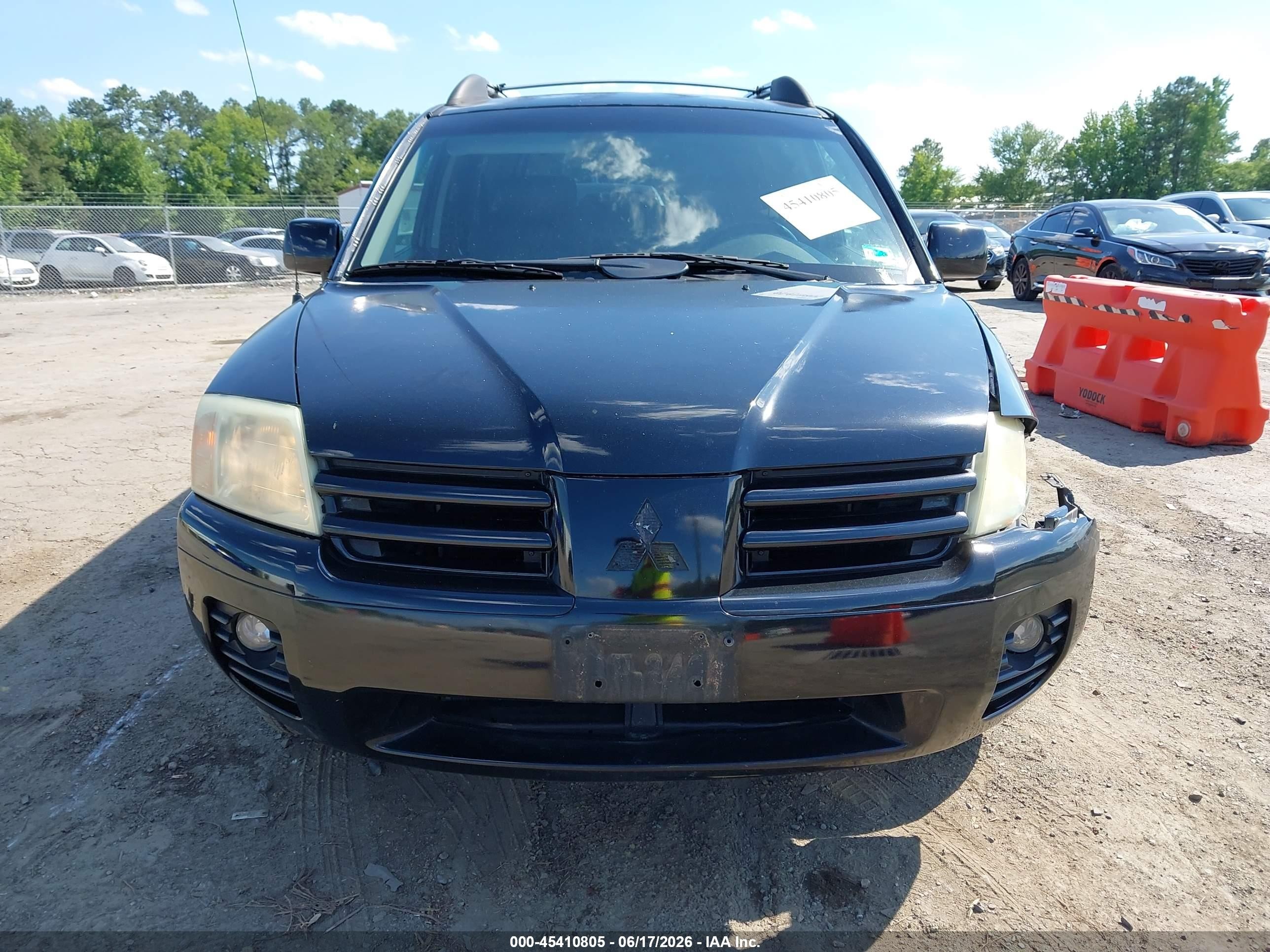 2005 Mitsubishi Endeavor Limited Black vin: 4A4MN41S55E003277