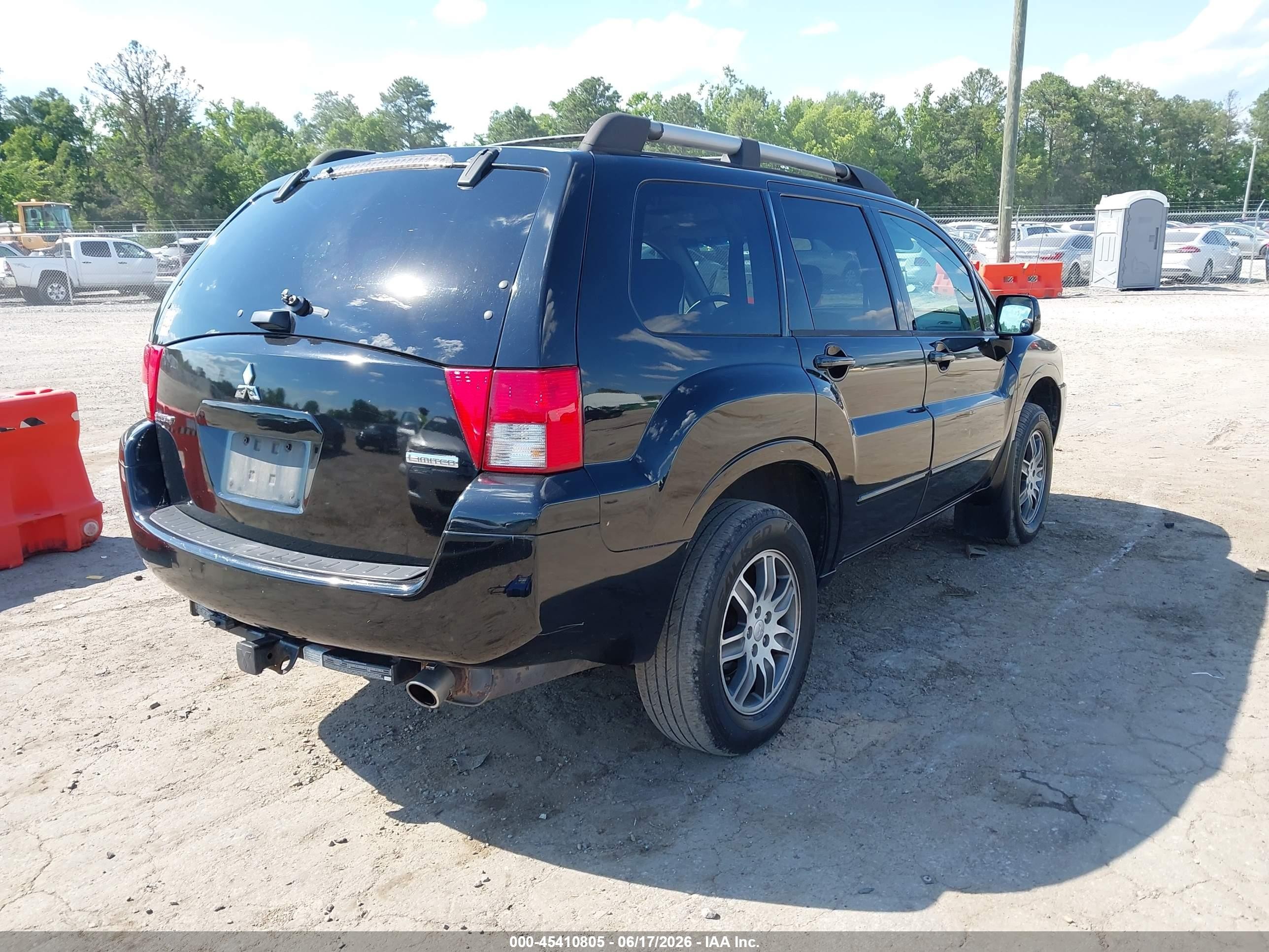 2005 Mitsubishi Endeavor Limited Black vin: 4A4MN41S55E003277