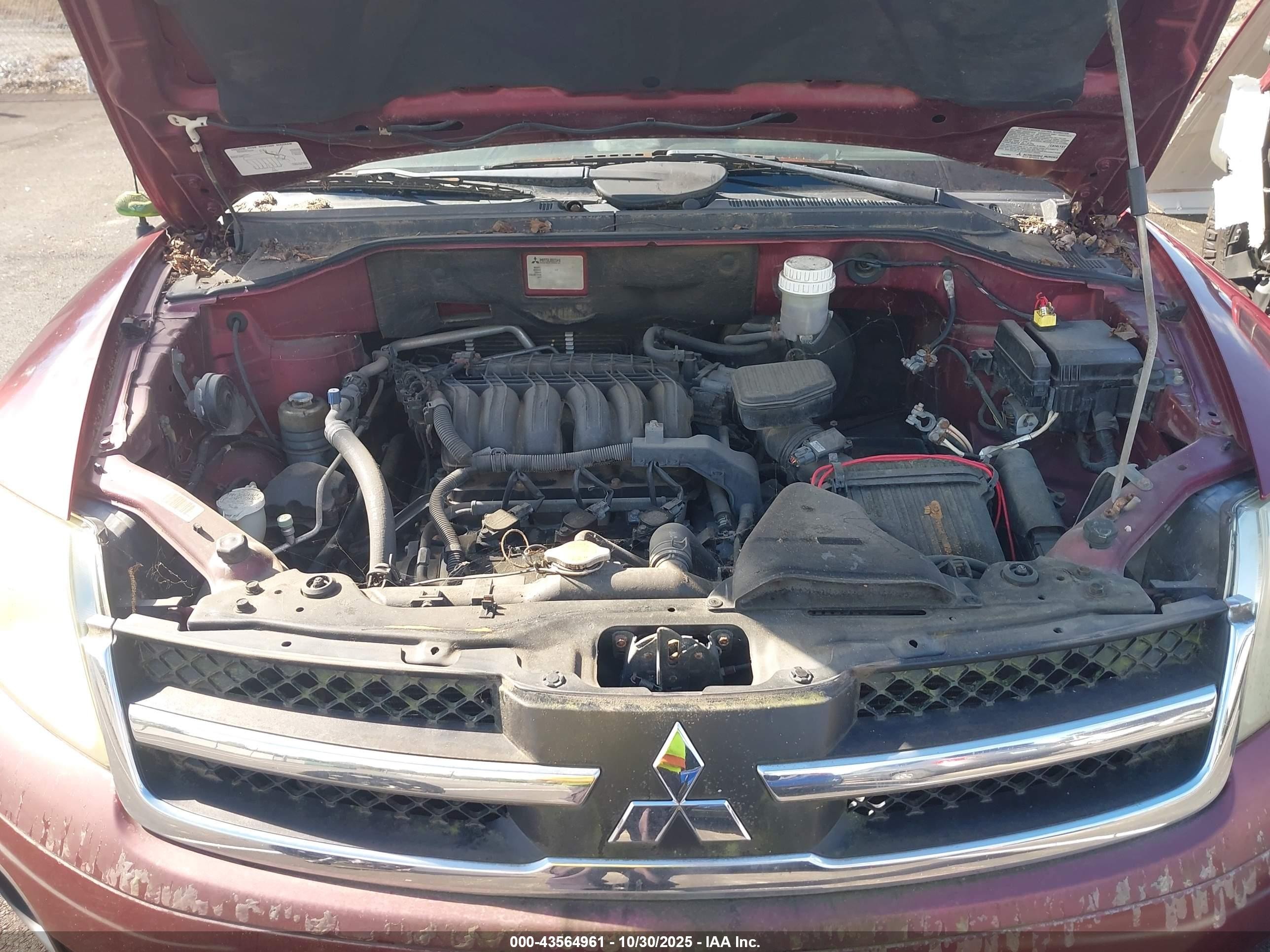 2006 Mitsubishi Endeavor Limited Red vin: 4A4MN41S96E077934